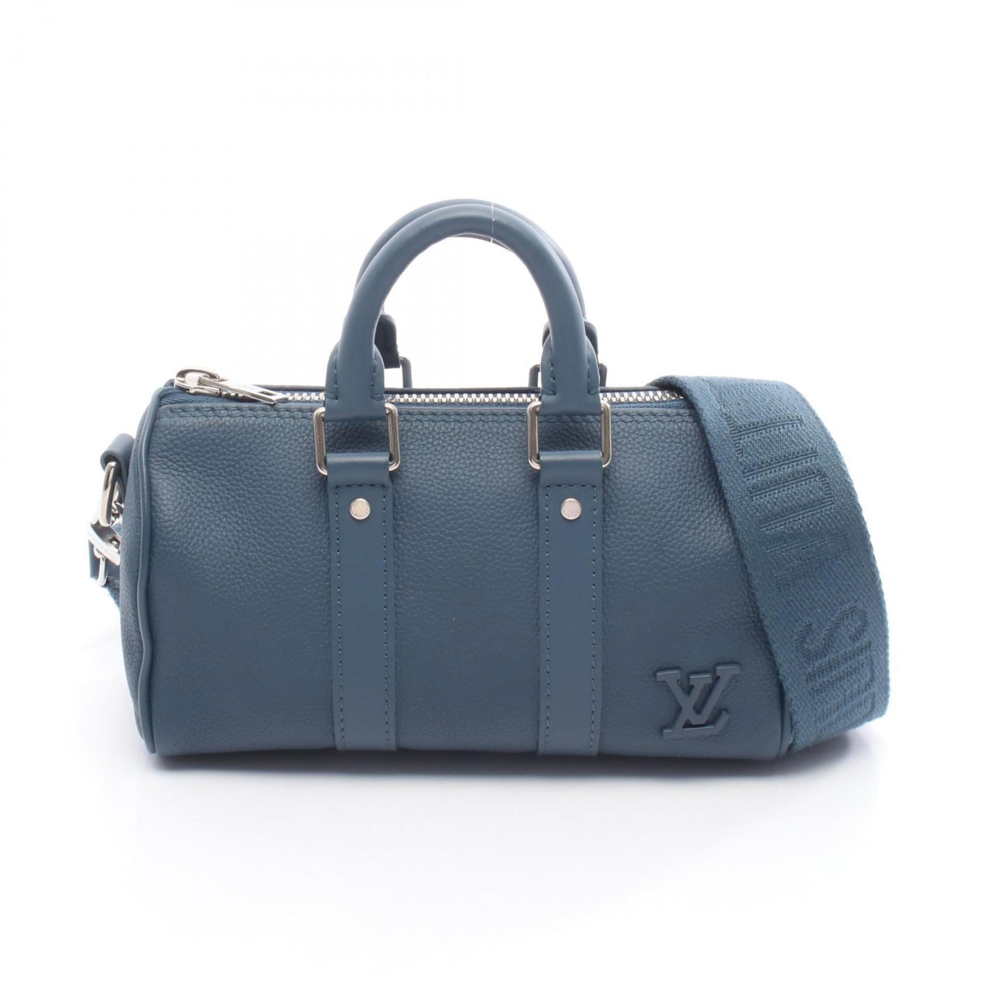 Louis Vuitton Blue Leather Handbag (Pre-Owned)