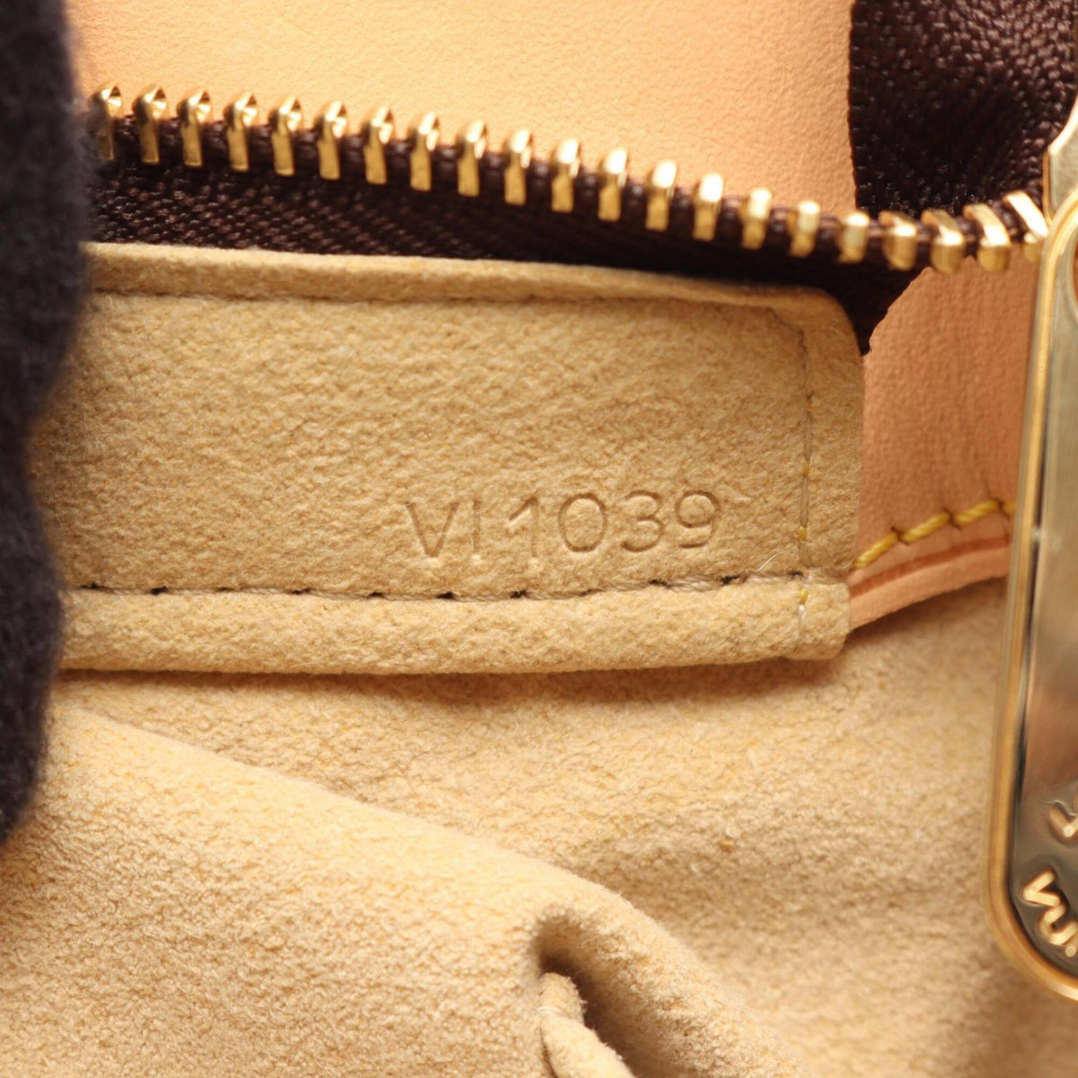 Louis Vuitton Brown Coated Canvas Leather Handbag (Pre-Owned)