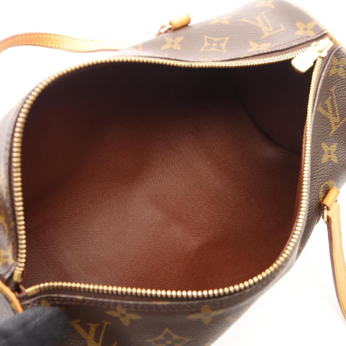 Louis Vuitton Brown Monogram Coated Canvas Leather Handbag (Pre-Owned)