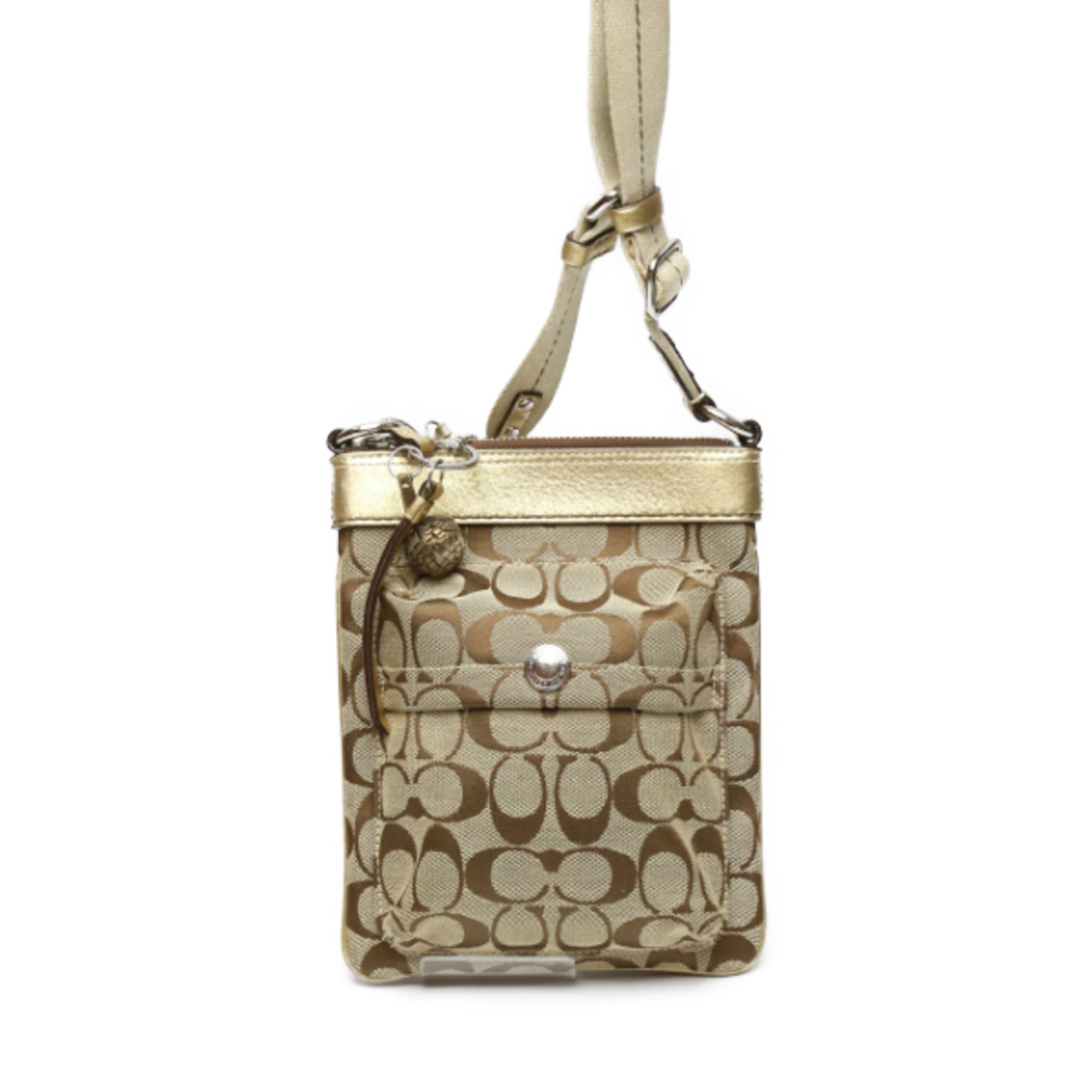 Coach Brown Leather Shoulder Bag (Pre-Owned)