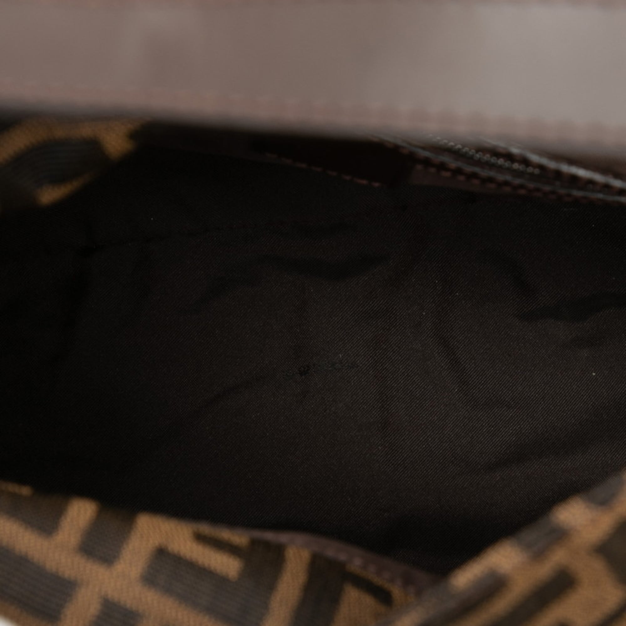 Fendi Brown Zucca Shoulder Bag (Pre-Owned)
