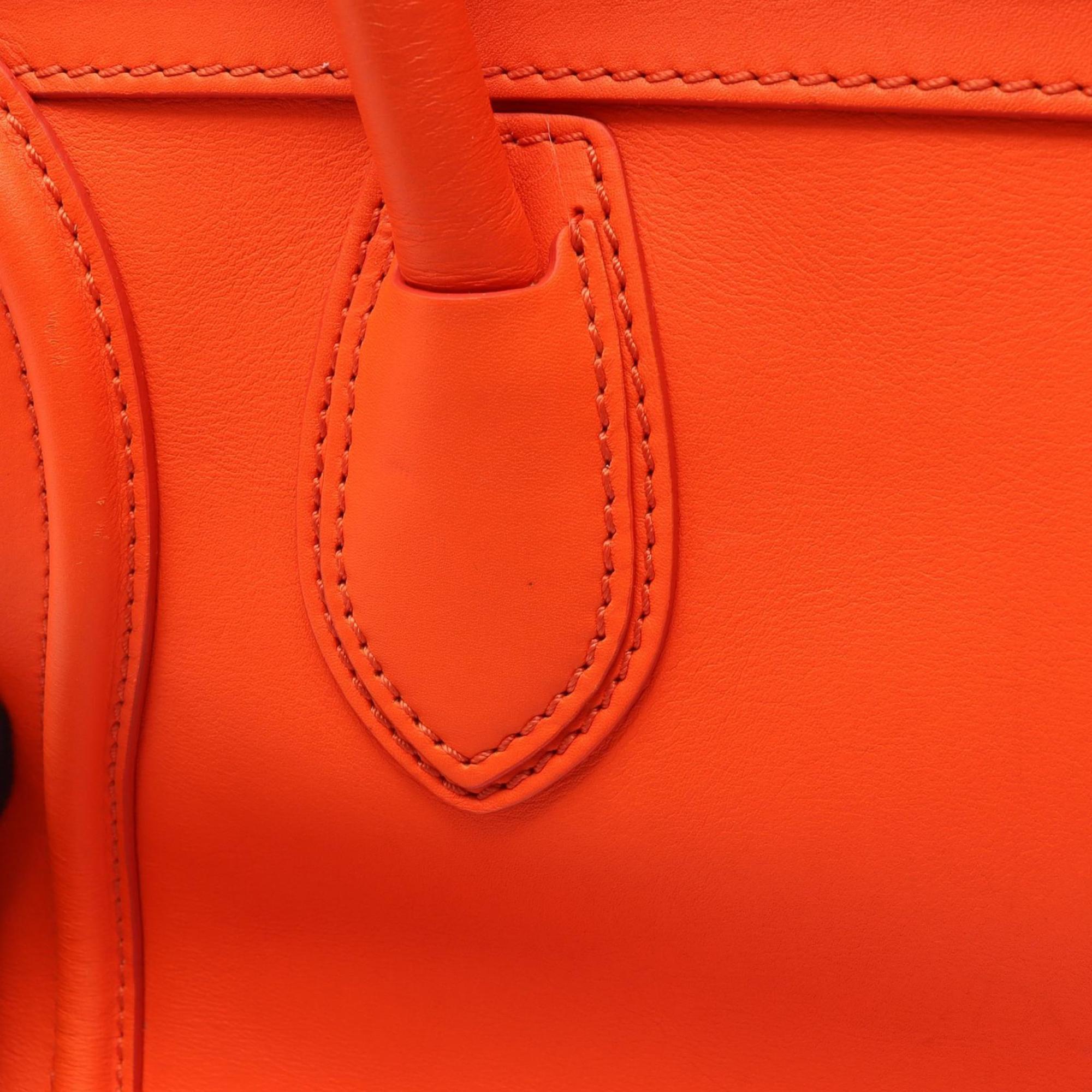Celine Red Color Leather Handbag (Pre-Owned)