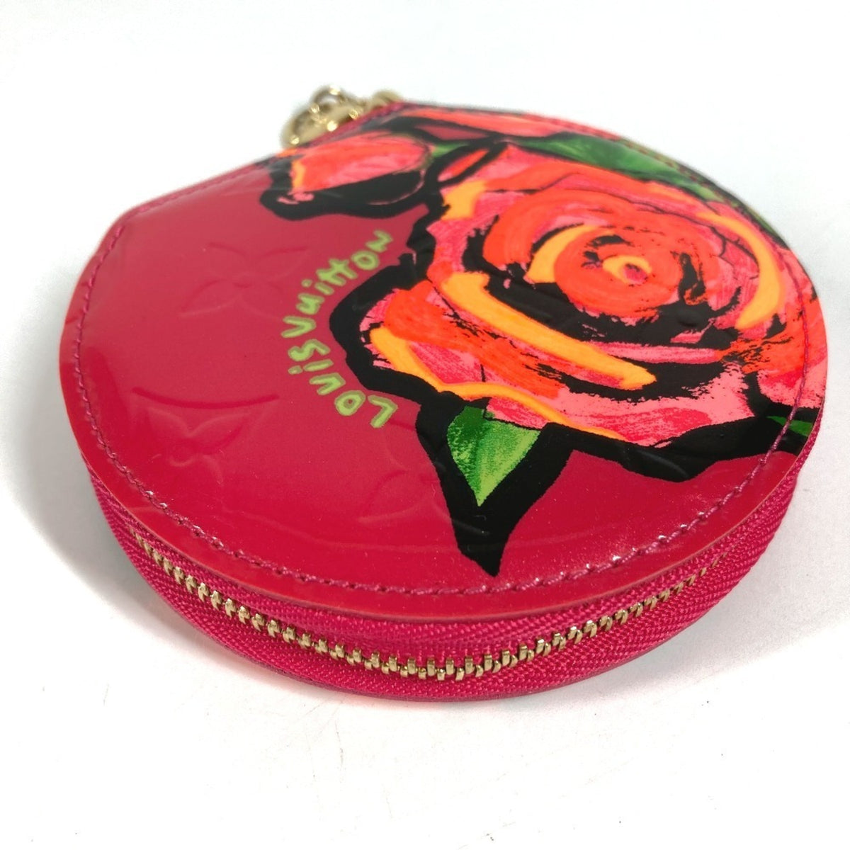 Louis Vuitton Monogram Vernis Pink Monogram Vernis Coin Purse/Coin Case (Pre-Owned)