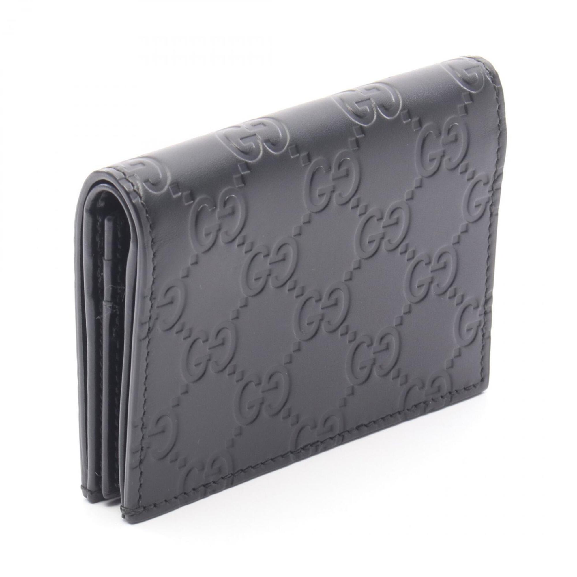 Gucci Black Leather Wallet (Bi-Fold) (Pre-Owned)