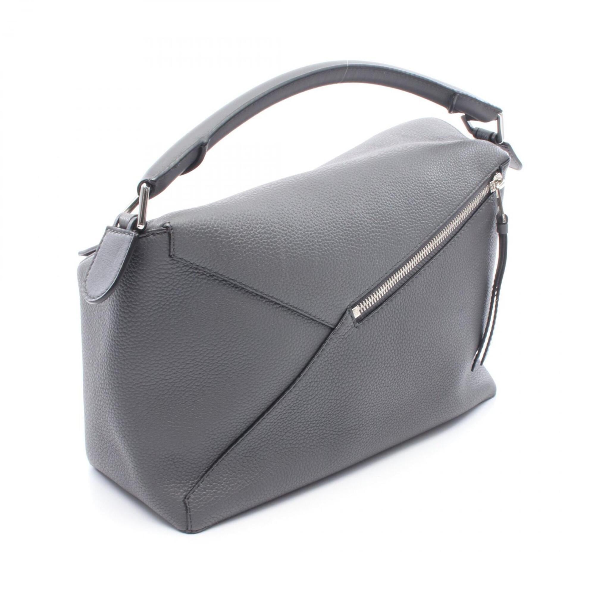 Loewe Gray Leather Handbag (Pre-Owned)