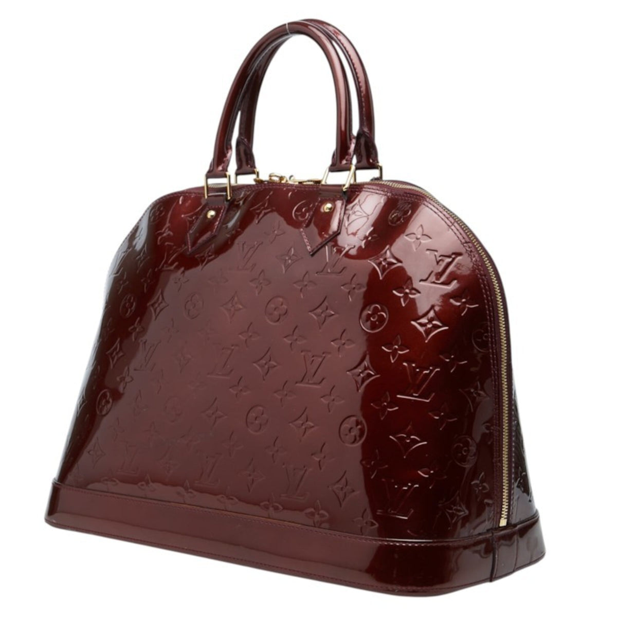 Louis Vuitton Amarante Leather Handbag (Pre-Owned)