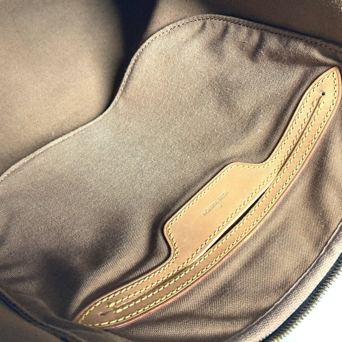 Louis Vuitton Brown Monogram Canvas Shoulder Bag Tote Bag (Pre-Owned)