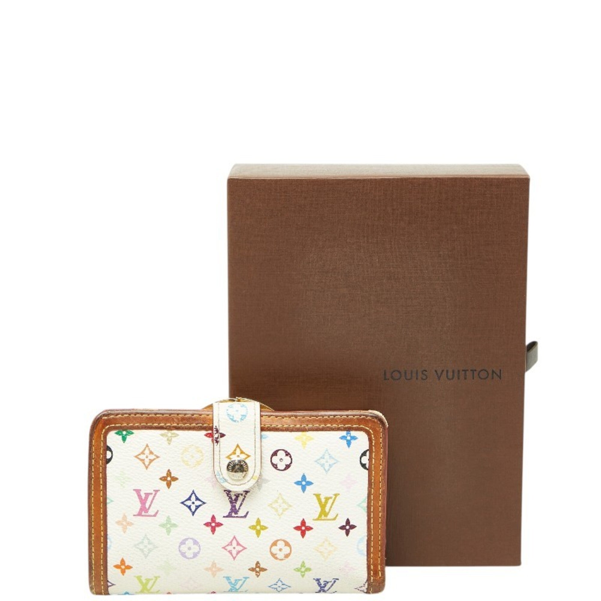 Louis Vuitton Multi-Color Pvc Leather Wallet (Bi-Fold) (Pre-Owned)