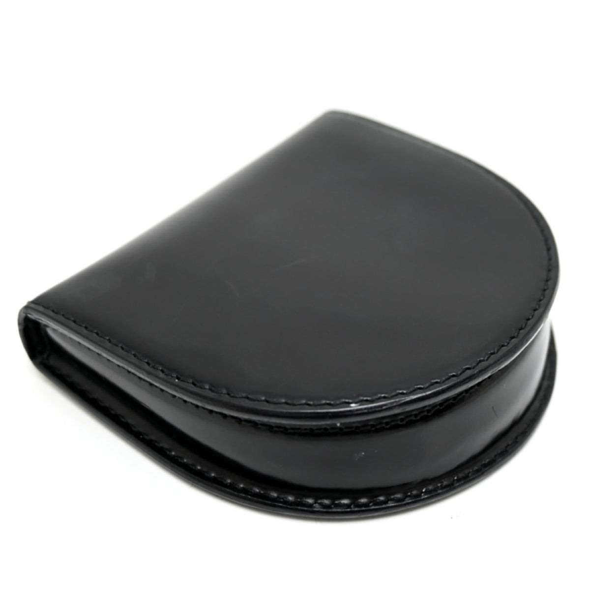 Prada Black Leather Coin Purse/Coin Case (Pre-Owned)