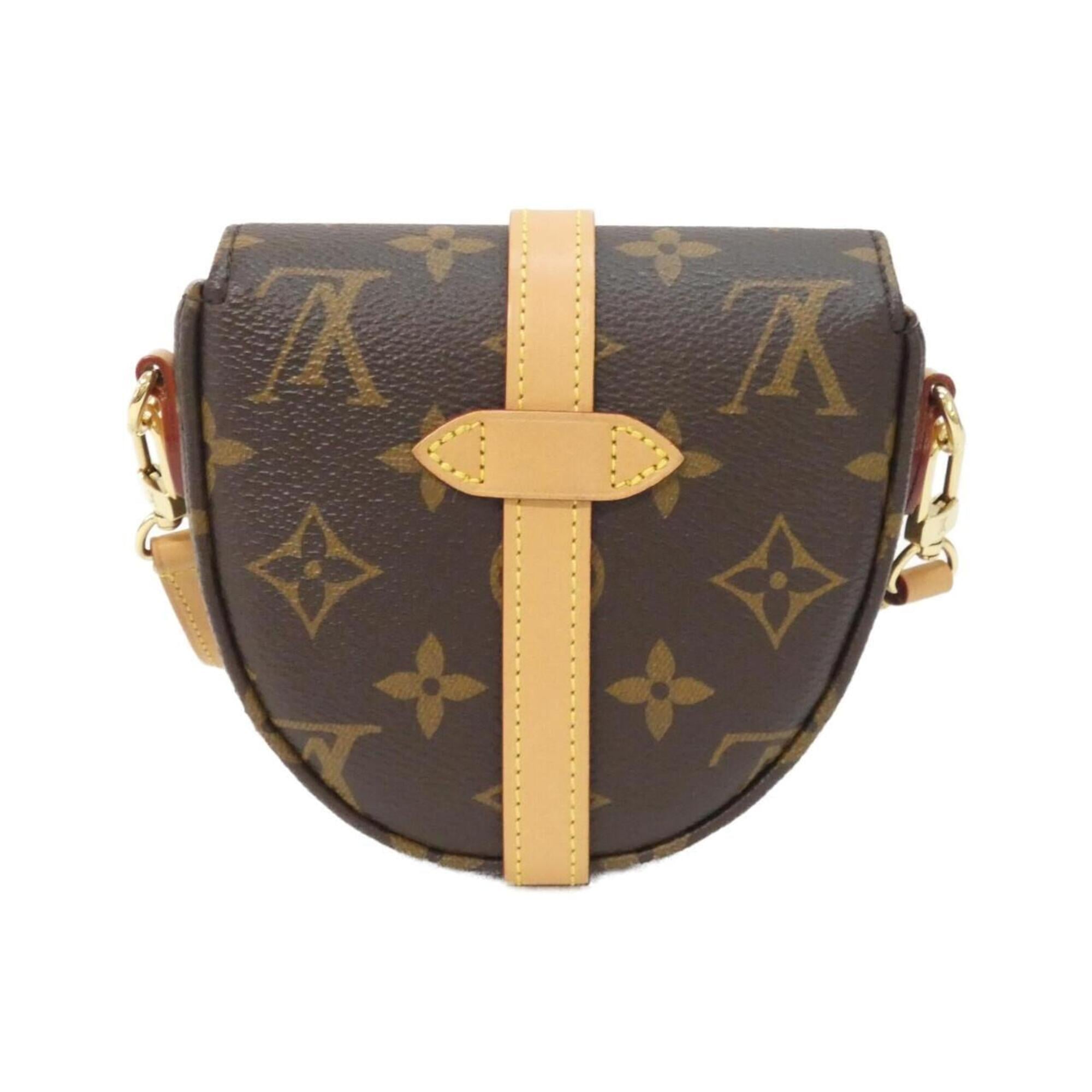 Louis Vuitton Marron Coated Canvas Shoulder Bag (Pre-Owned)