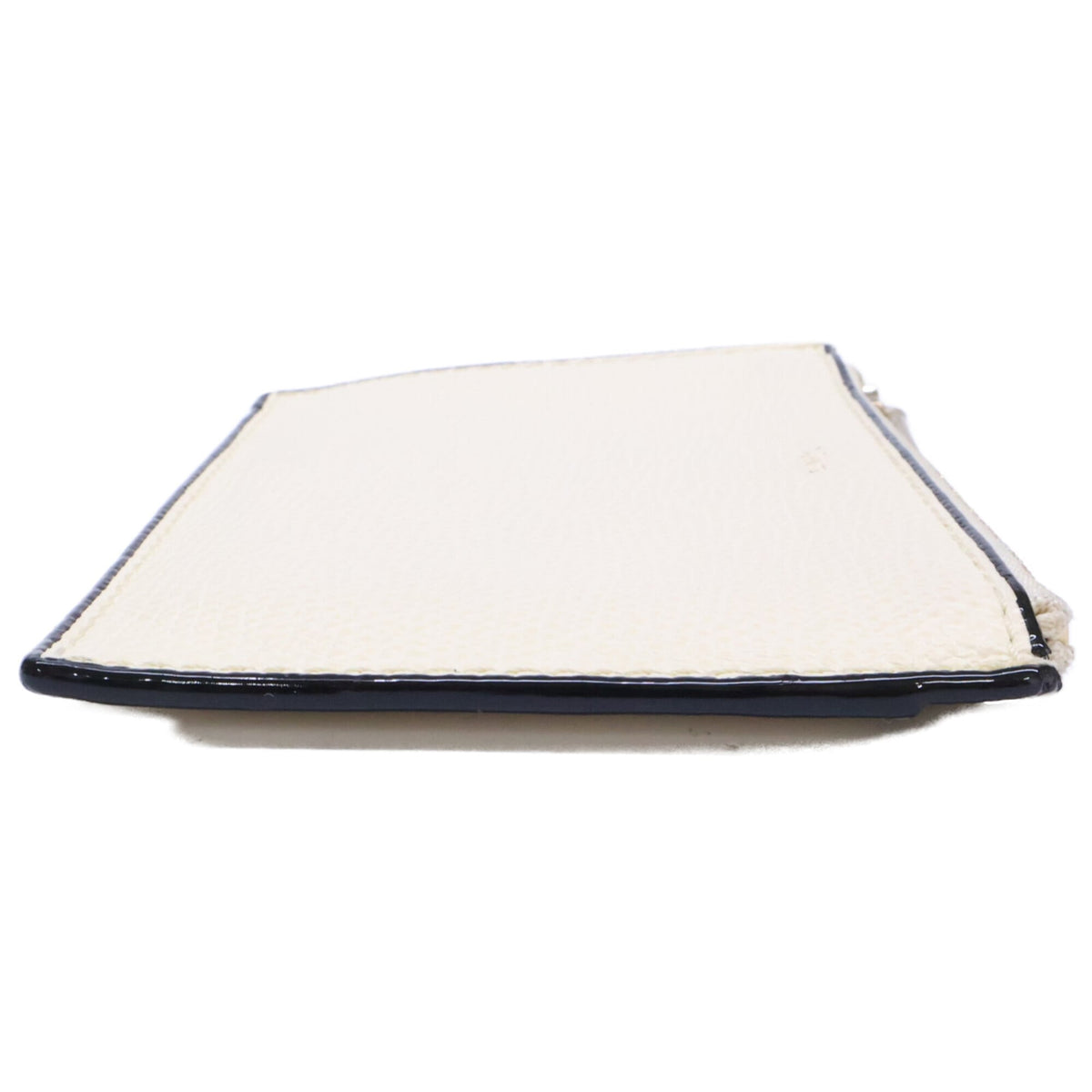 Valextra White Leather Coin Purse/Coin Case (Pre-Owned)