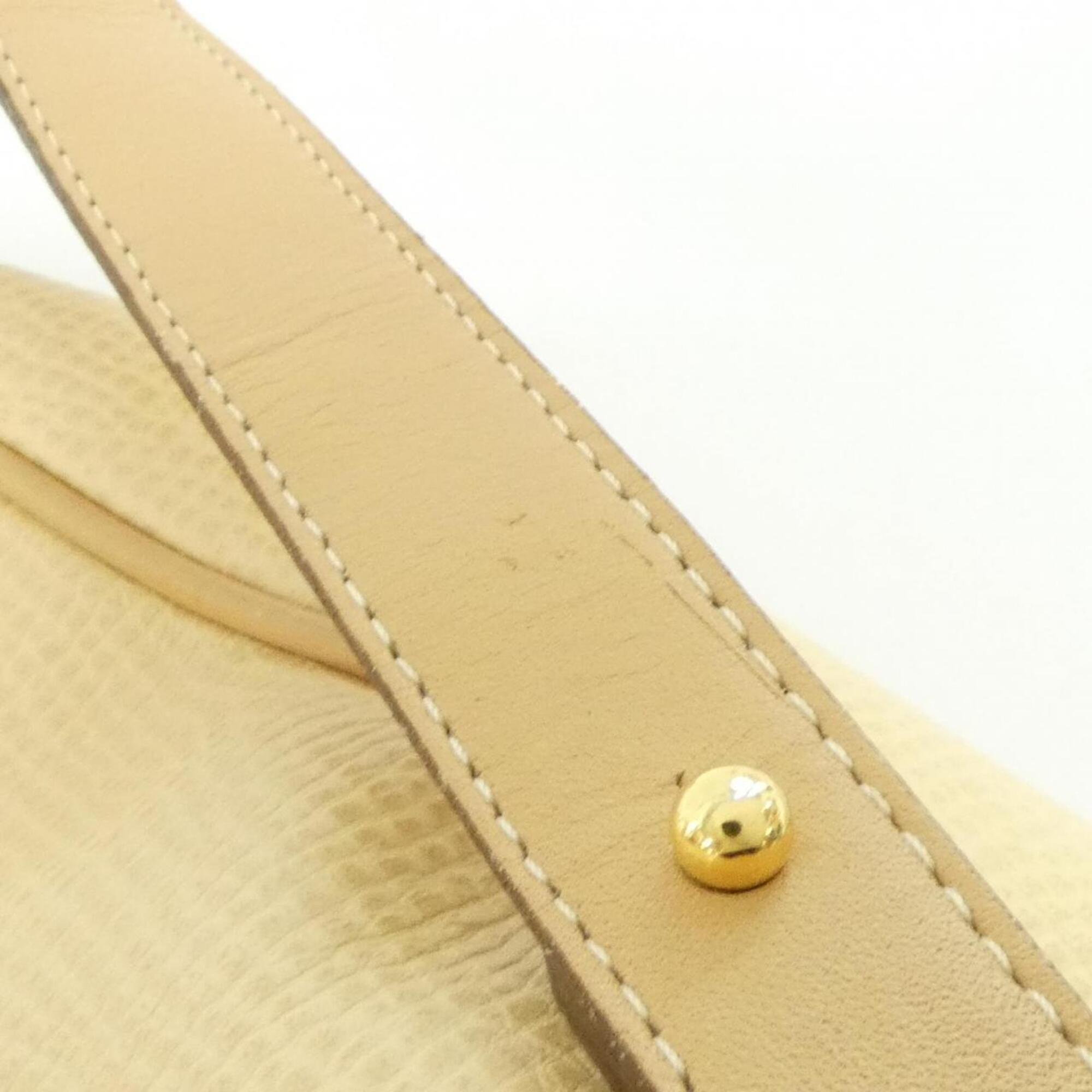 Christian Dior Beige Leather Backpack (Pre-Owned)