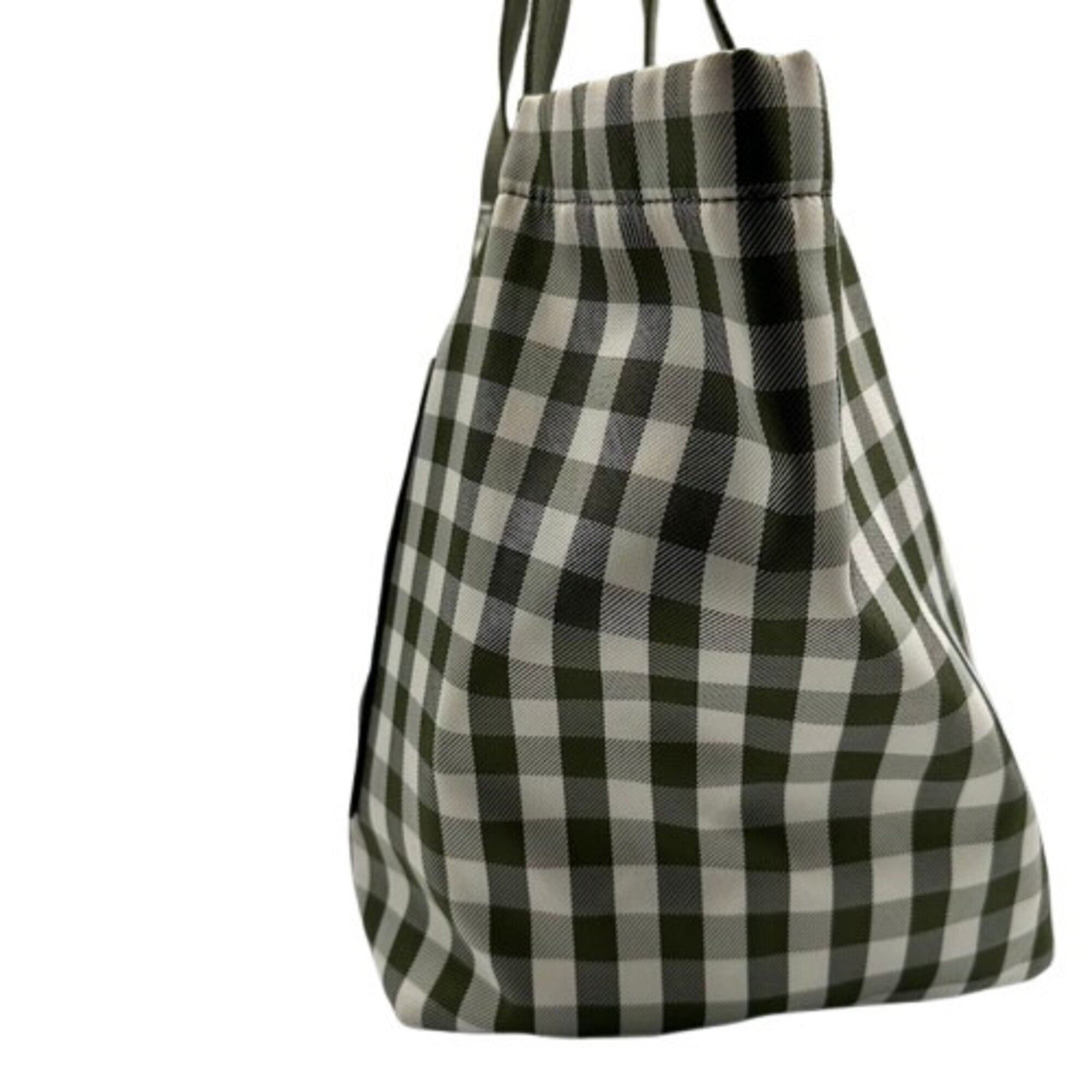 Tory Burch Green Nylon Canvas Tote Bag (Pre-Owned)