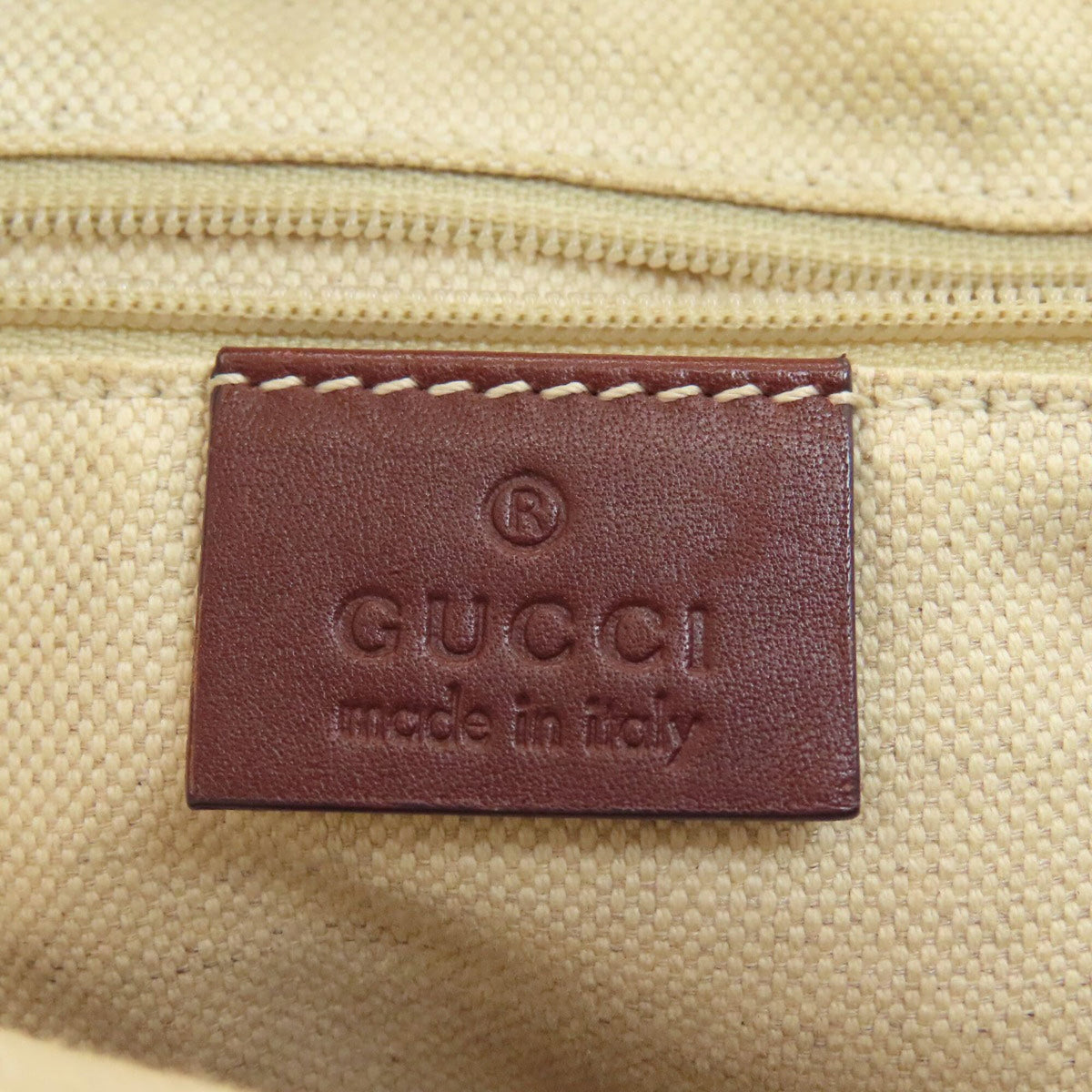Gucci Brown Canvas Tote Bag (Pre-Owned)