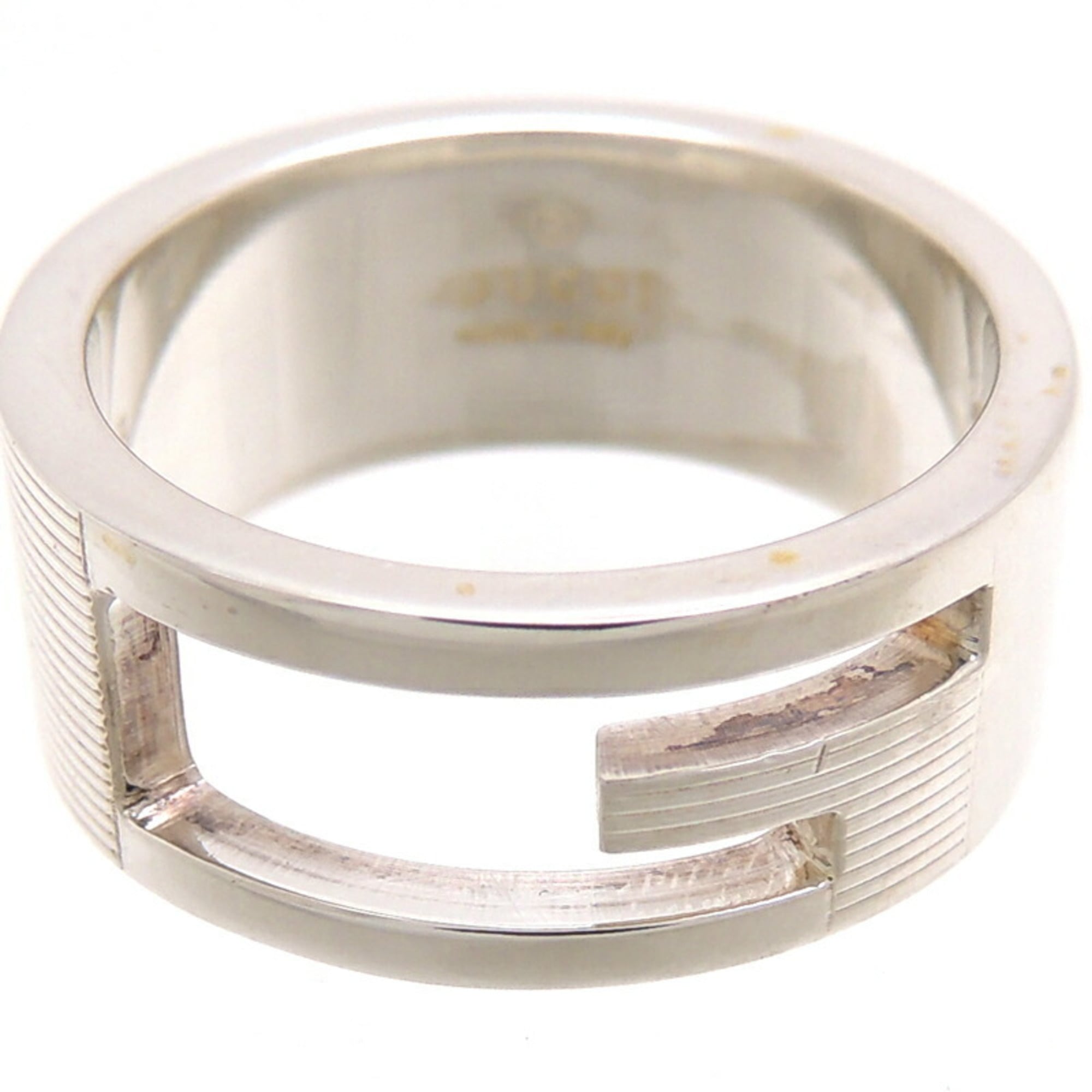 Gucci Silver 925 Band Ring (Pre-Owned)