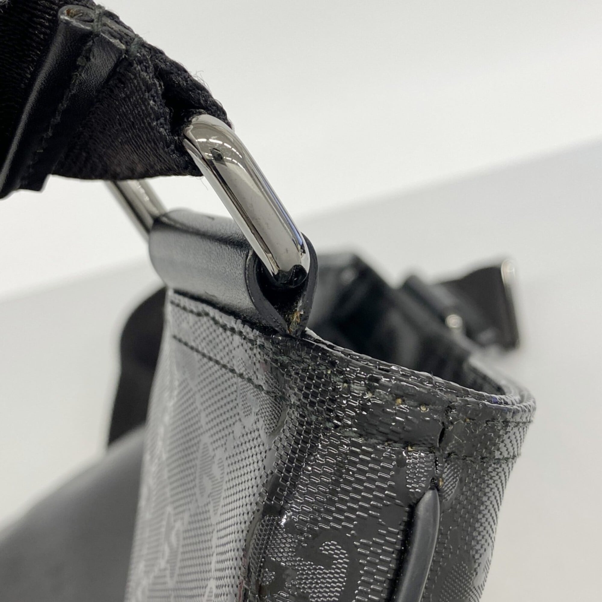 Gucci Black Pvc Shoulder Bag (Pre-Owned)