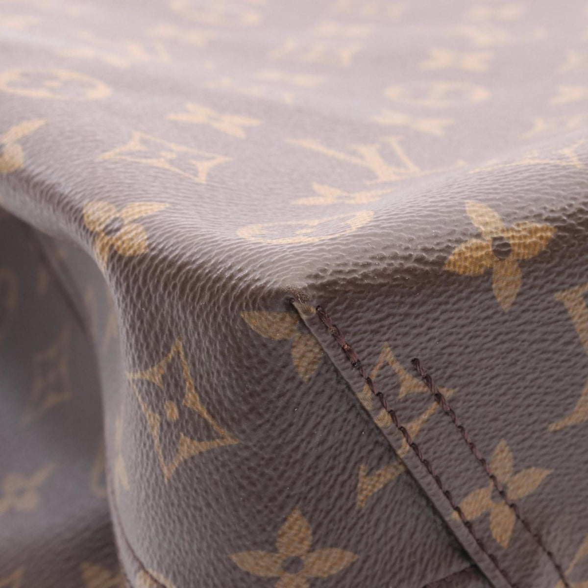 Louis Vuitton Brown Coated Canvas Monogram Pvc Leather Handbag (Pre-Owned)