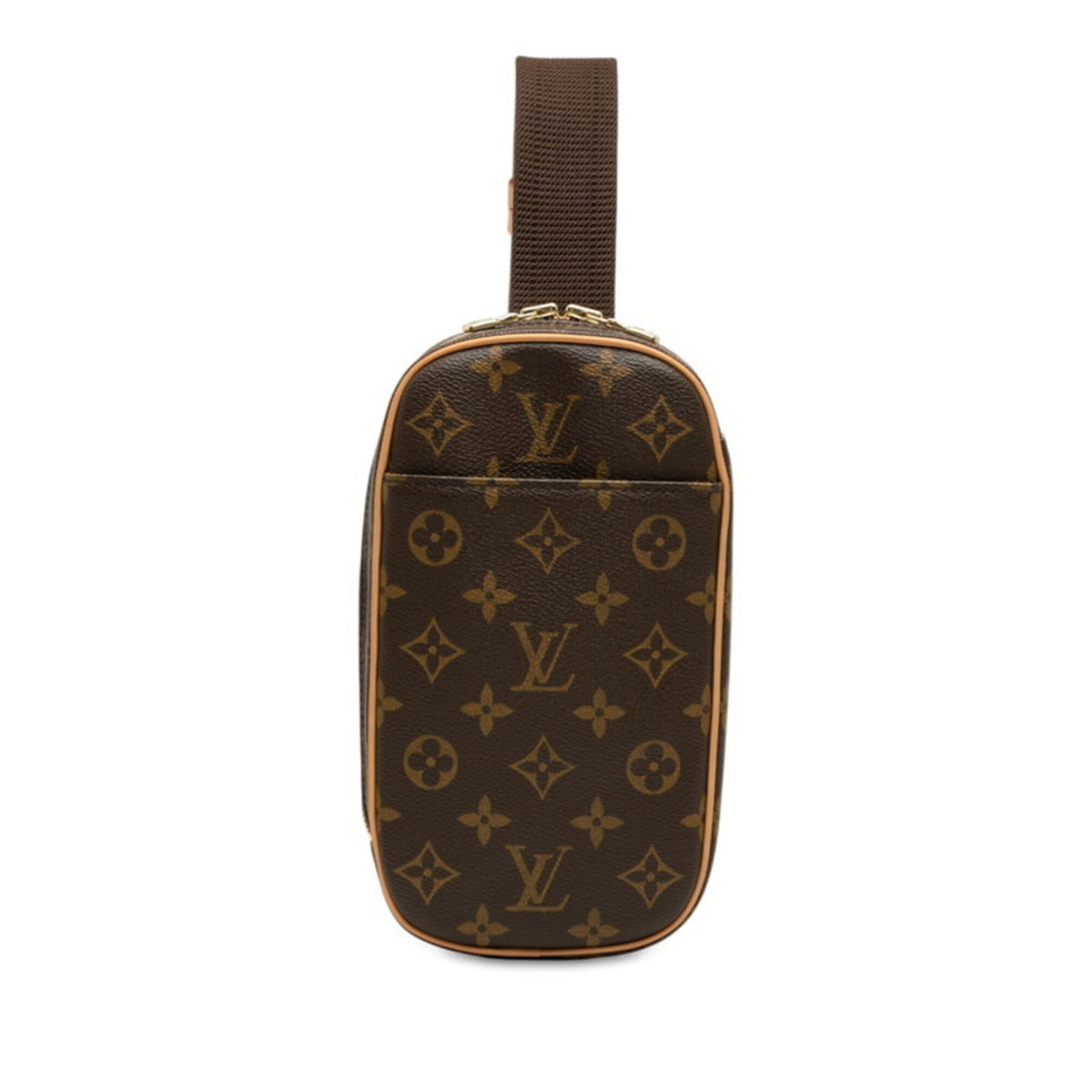 Louis Vuitton Brown Monogram Pvc Leather Shoulder Bag Sling Bag (Pre-Owned)