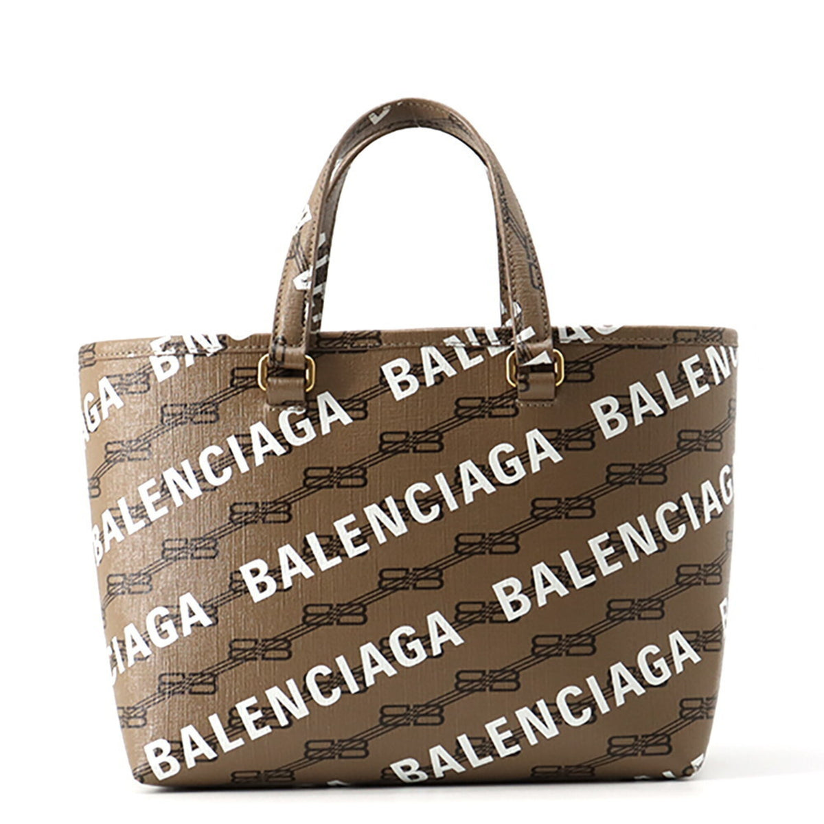 Balenciaga Brown Pvc Handbag (Pre-Owned)