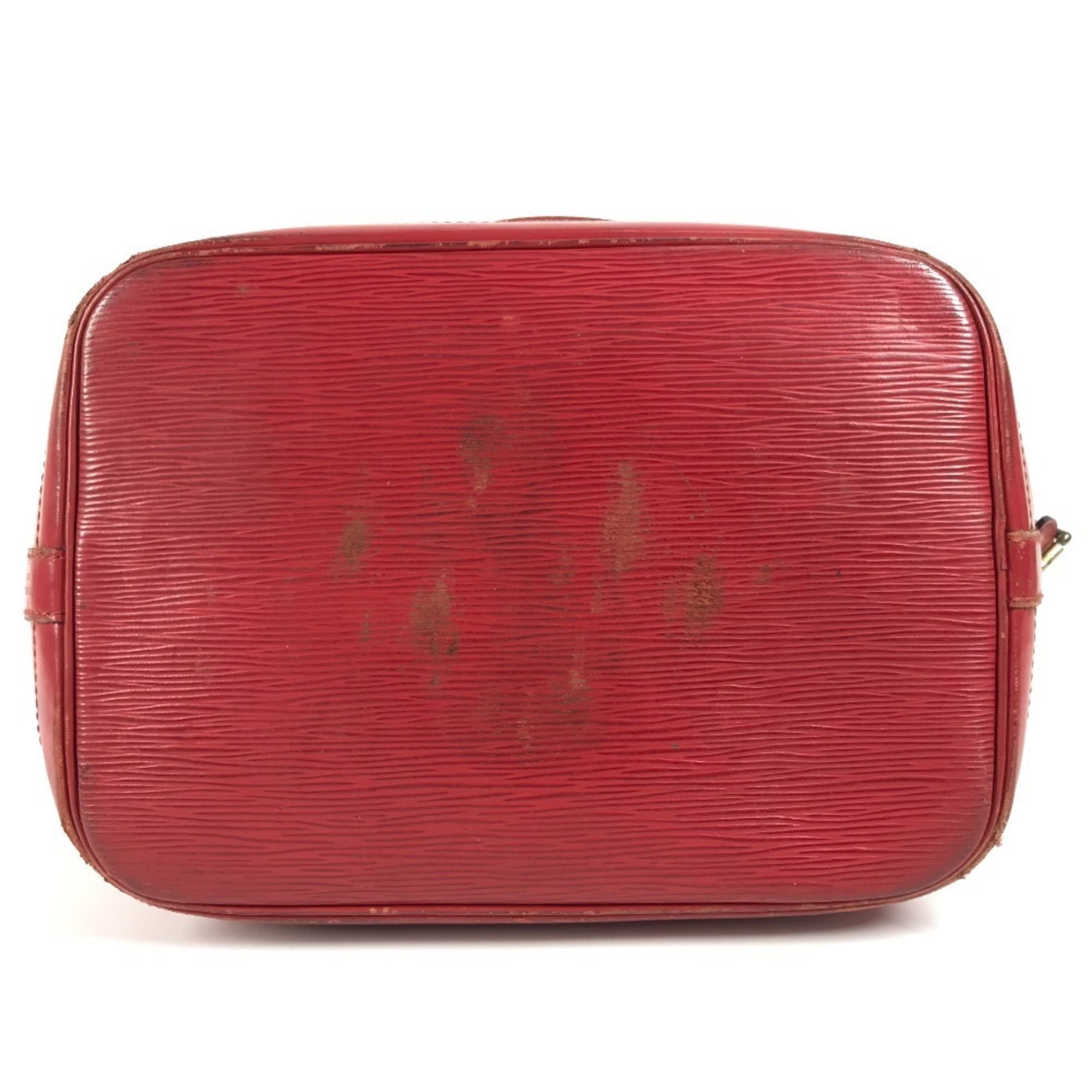 Louis Vuitton Castilian Red Red Color Epi Leather Shoulder Bag (Pre-Owned)