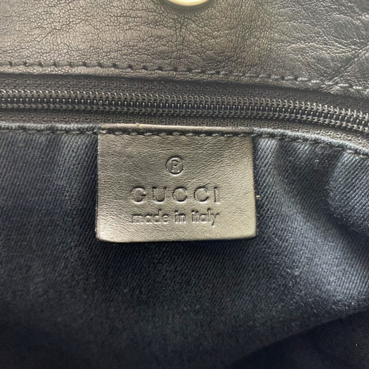 Gucci Gg Canvas Black Gg Canvas Shoulder Bag Tote Bag (Pre-Owned)
