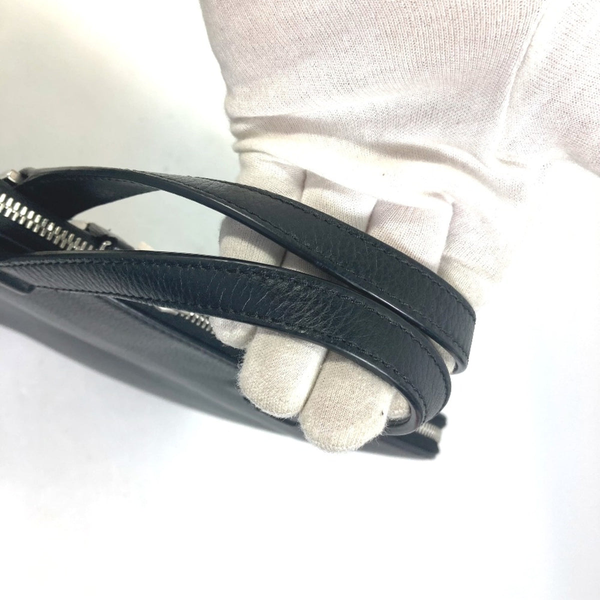 Dior Homme Black Leather Briefcase (Pre-Owned)