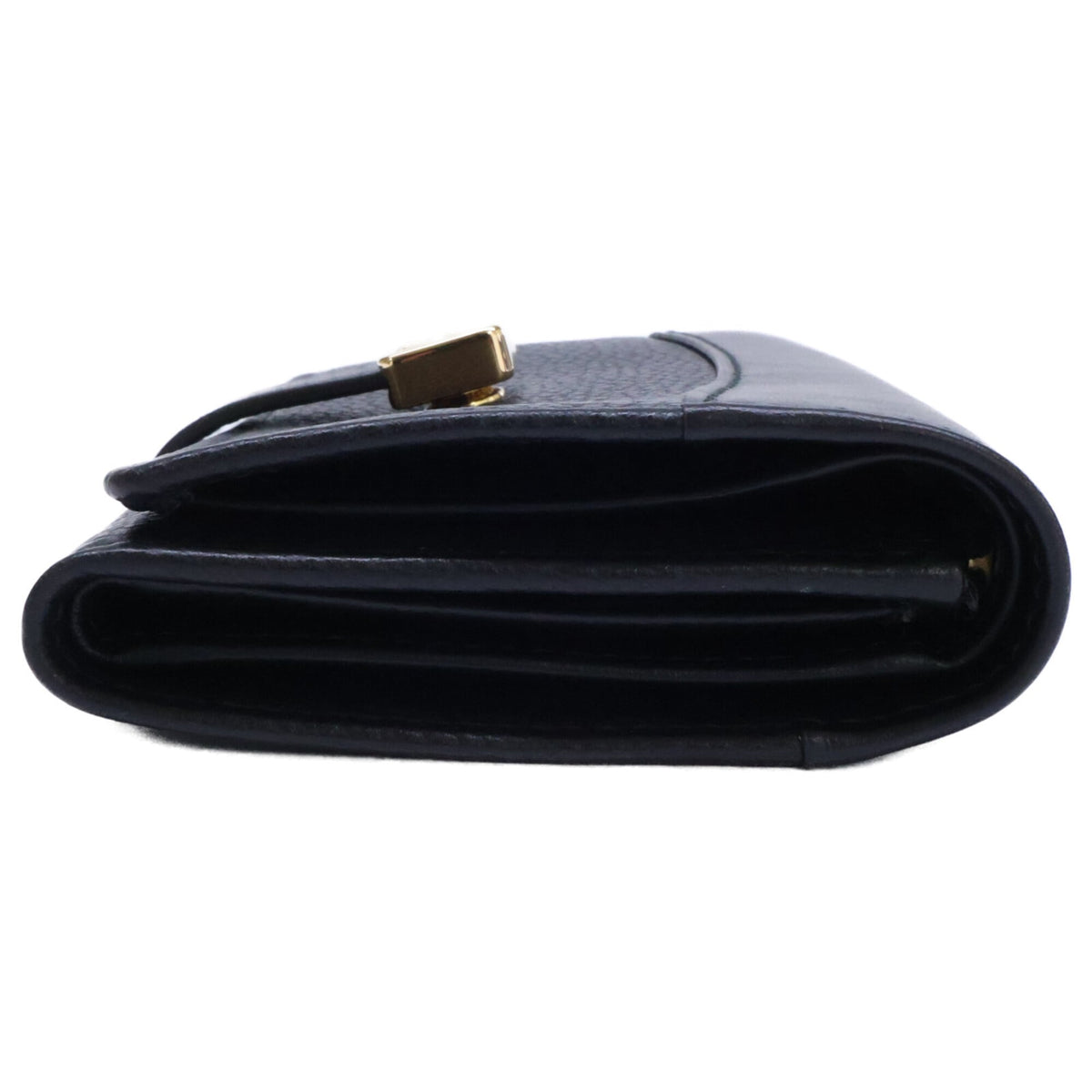 Miu Miu Black Leather Wallet (Tri-Fold) (Pre-Owned)