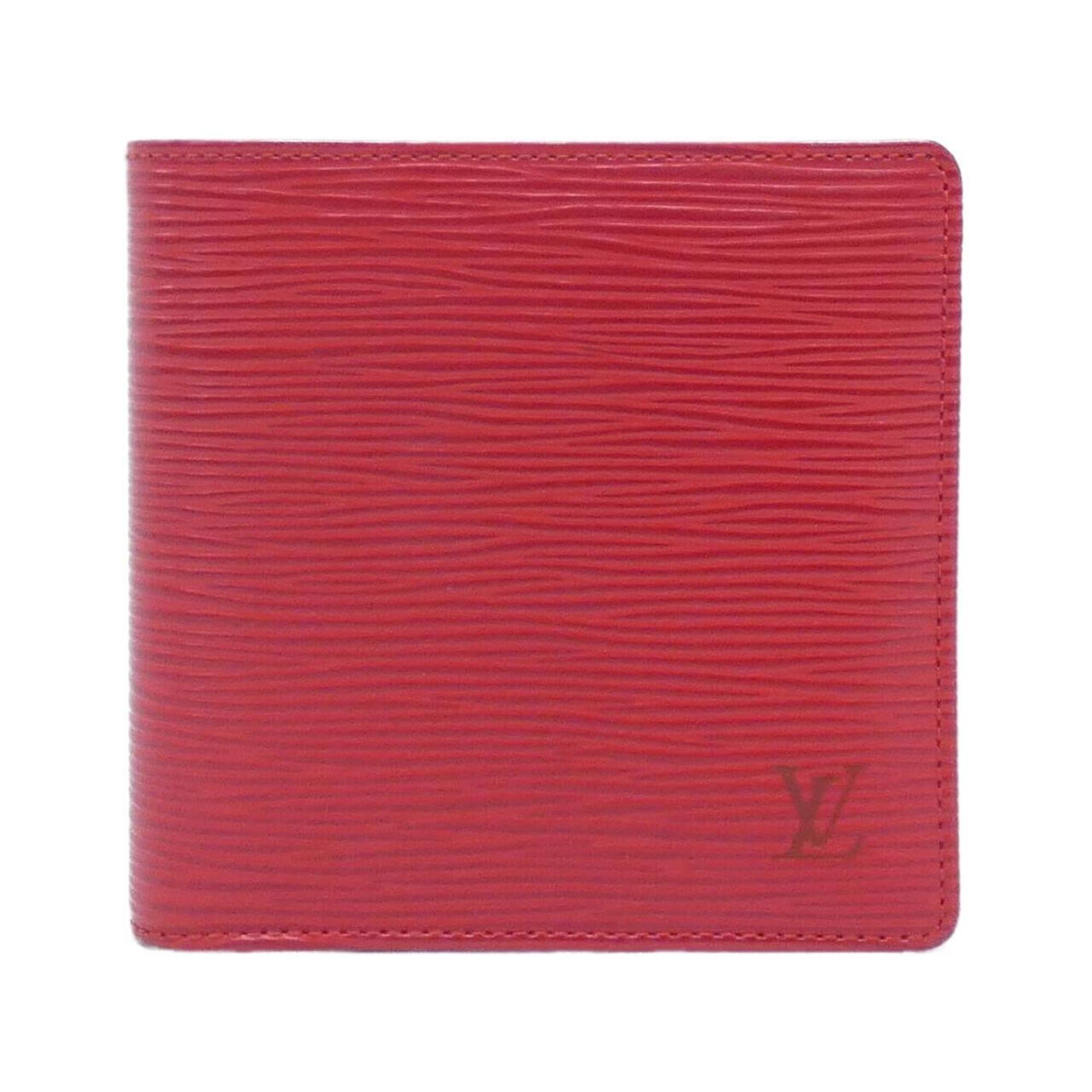 Louis Vuitton Rouge Leather Wallet (Bi-Fold) (Pre-Owned)