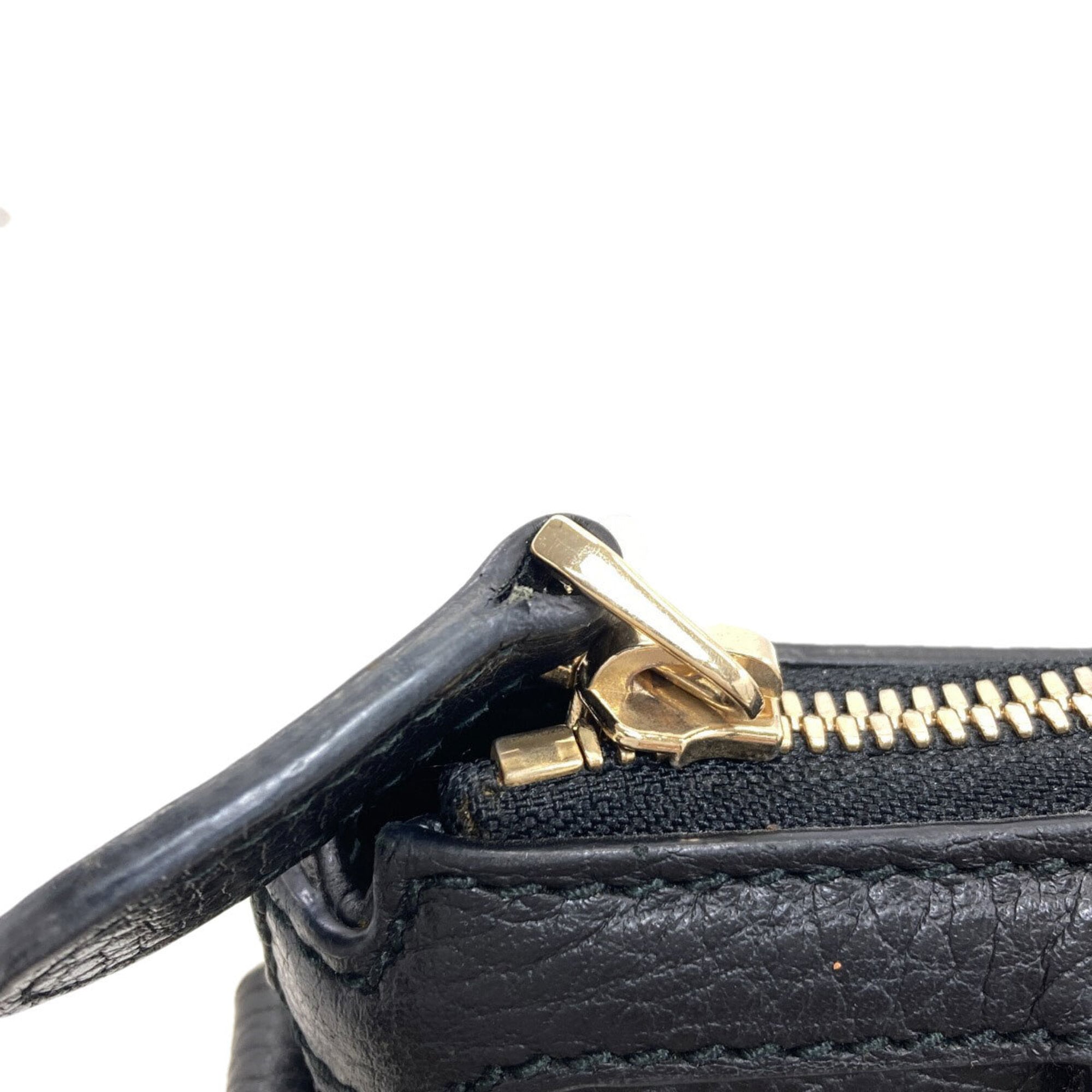 Gucci Black Leather Handbag (Pre-Owned)