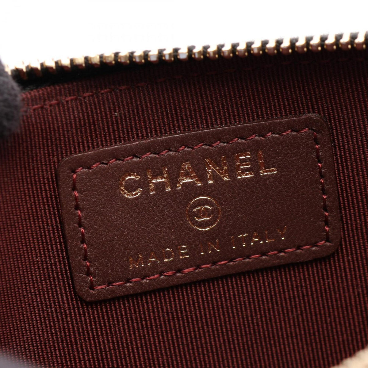 Chanel Black Leather Handbag Pouch (Pre-Owned)