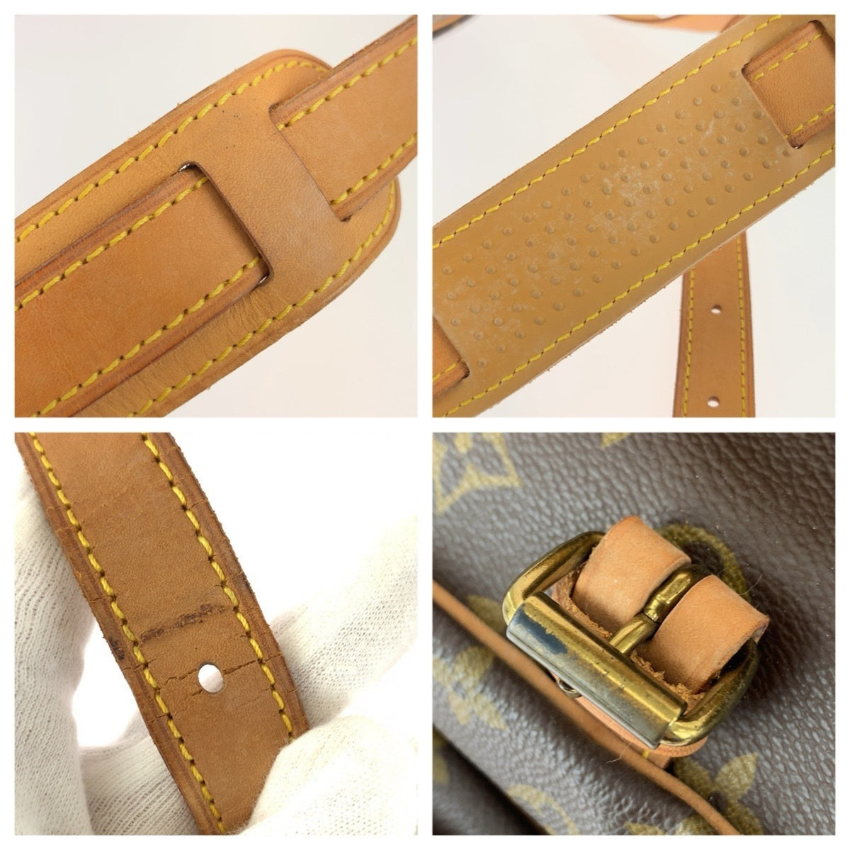 Louis Vuitton Brown Monogram Pvc Messenger Bag Shoulder Bag (Pre-Owned)