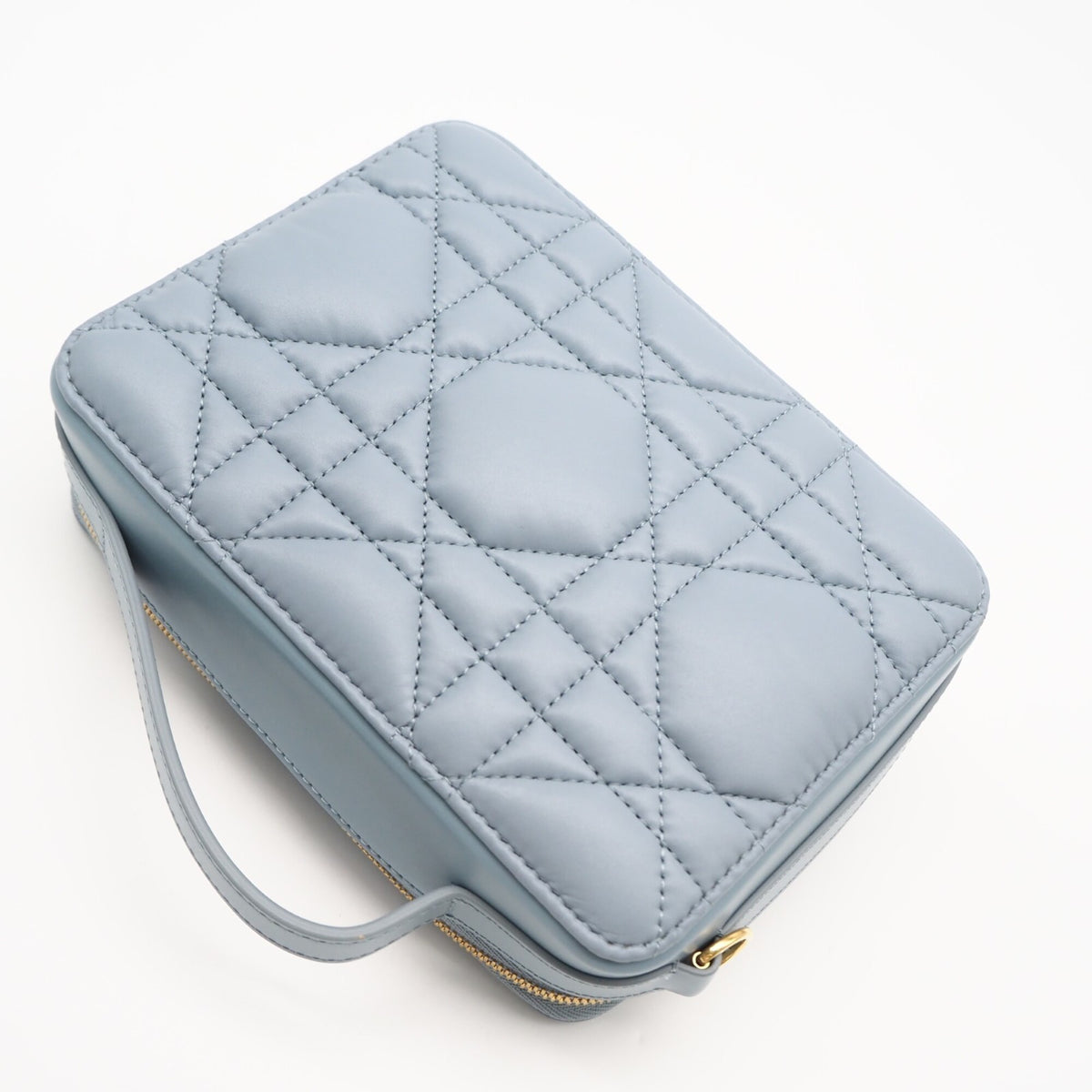 Christian Dior Blue Leather Handbag (Pre-Owned)