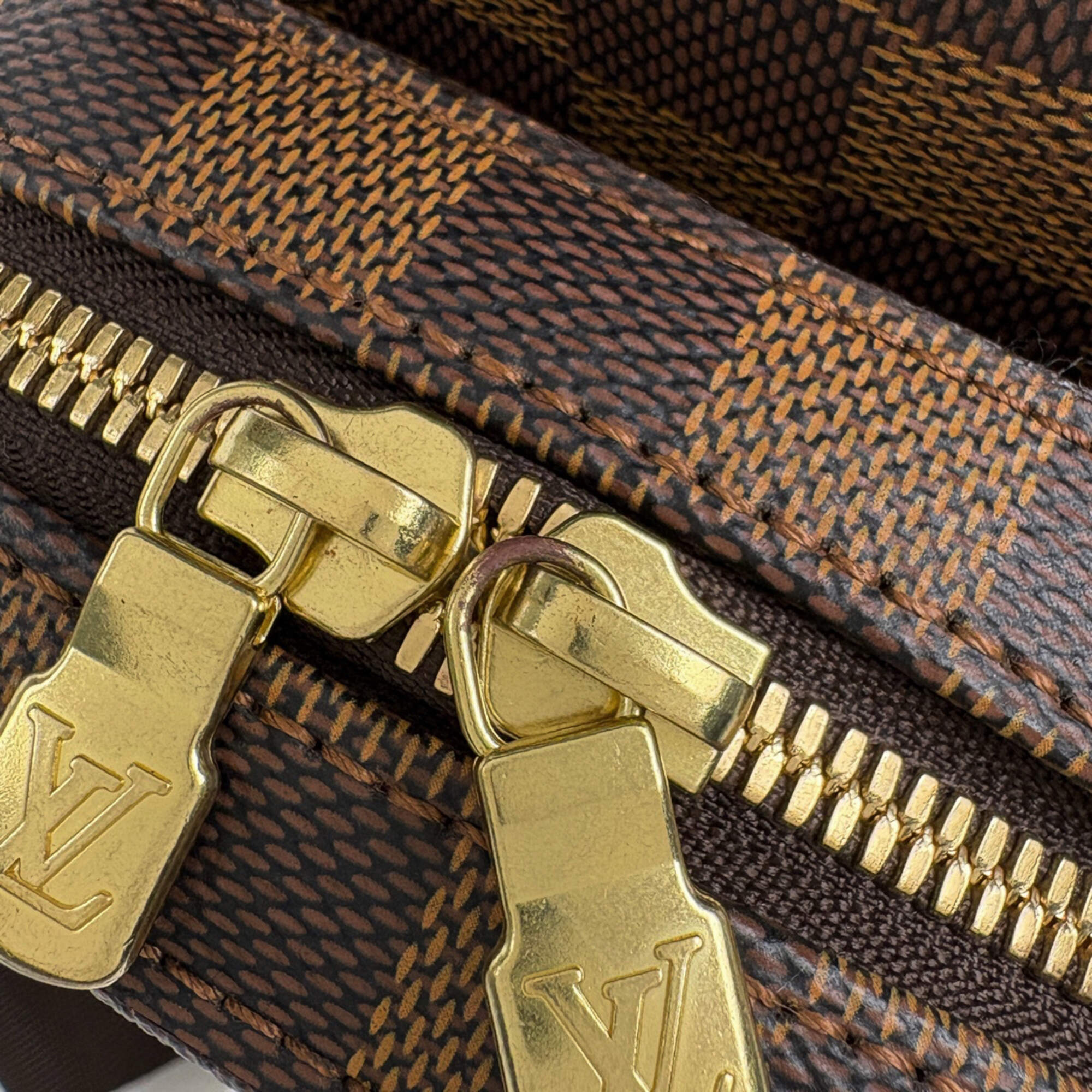 Louis Vuitton Damier Brown Fanny Pack Shoulder Bag (Pre-Owned)
