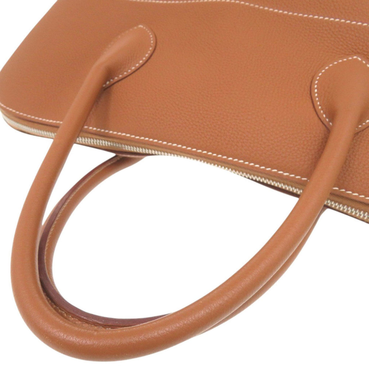 Hermes Brown Togo Leather Handbag (Pre-Owned)