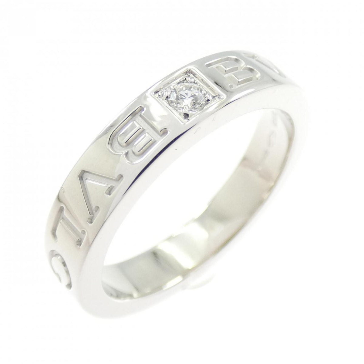 Bvlgari White Gold White Gold (18K) Band Ring (Pre-Owned)