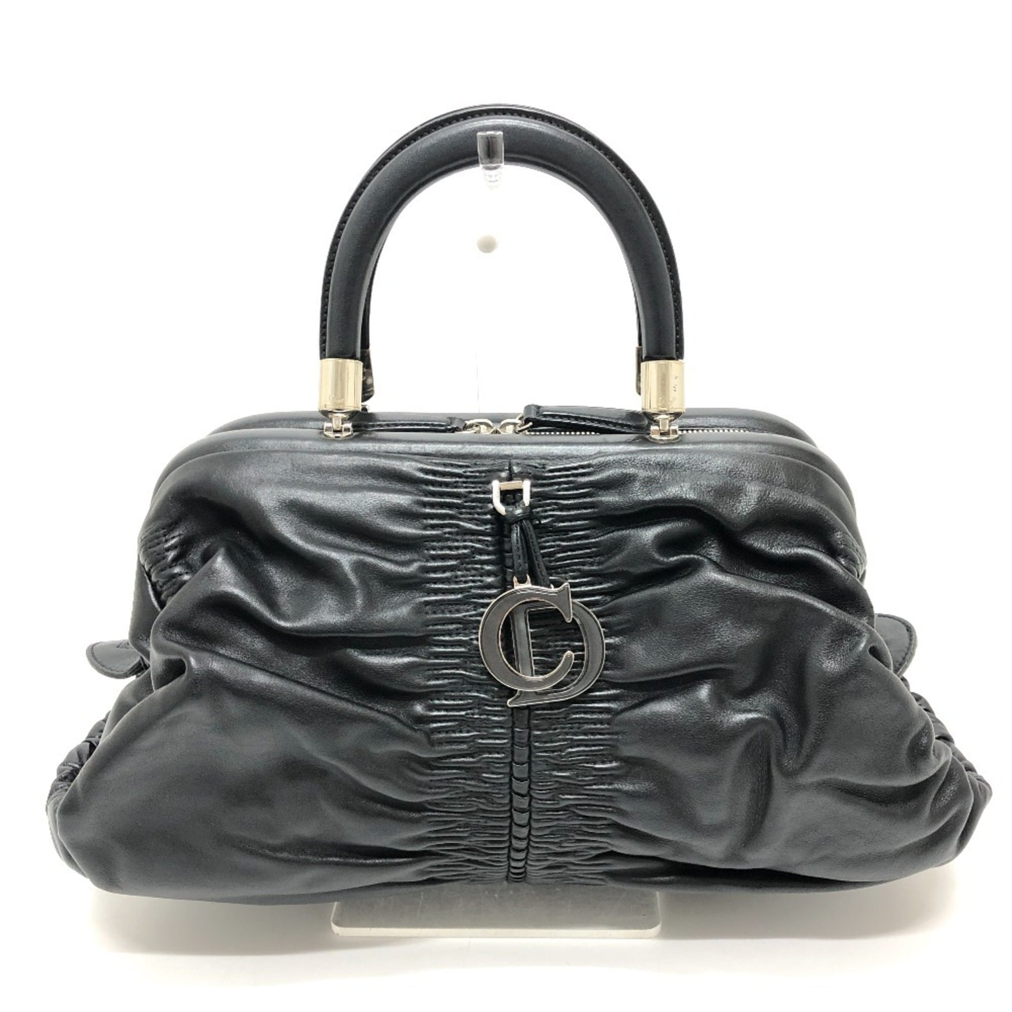 Christian Dior Black Leather Handbag (Pre-Owned)