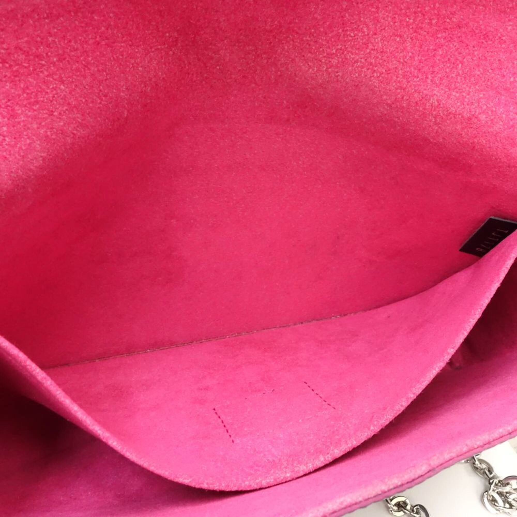 Louis Vuitton Epi Hot Pink Noir Epi Leather Pochette (Pre-Owned)