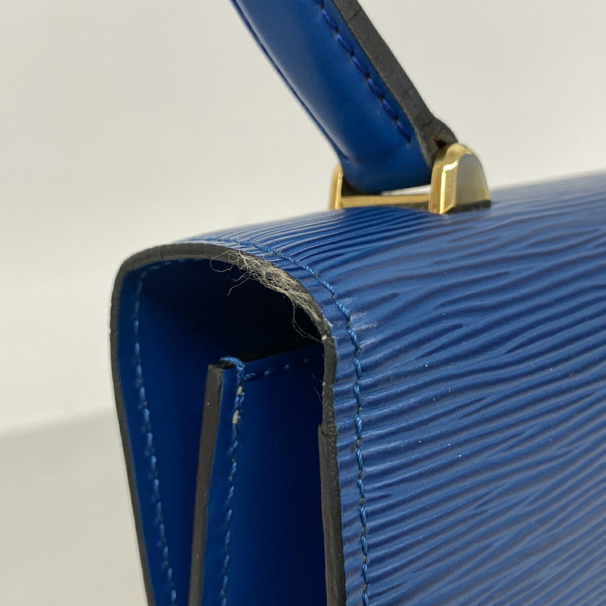 Louis Vuitton Toledo Blue Handbag (Pre-Owned)