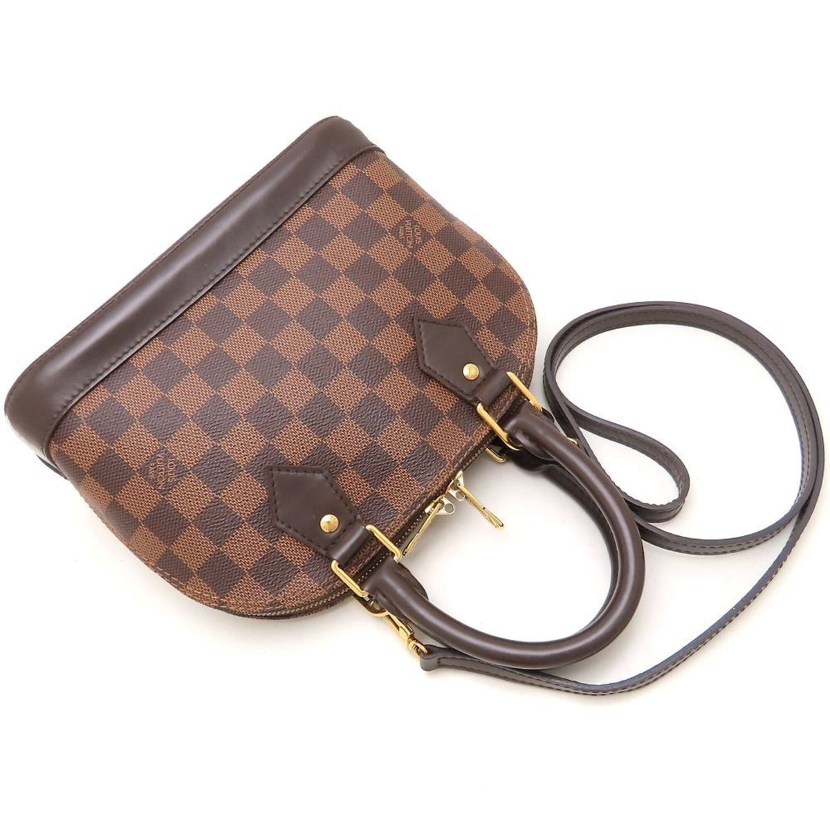 Louis Vuitton Damier Ebene Damier Canvas Handbag (Pre-Owned)