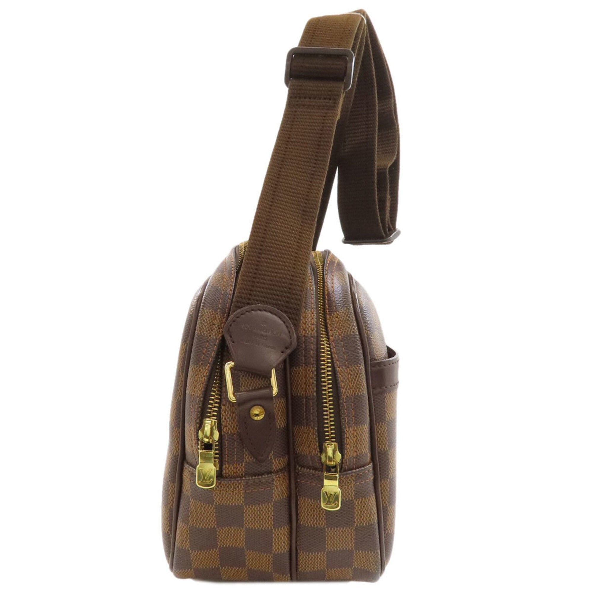 Louis Vuitton Damier Canvas Ebene Damier Canvas Shoulder Bag (Pre-Owned)