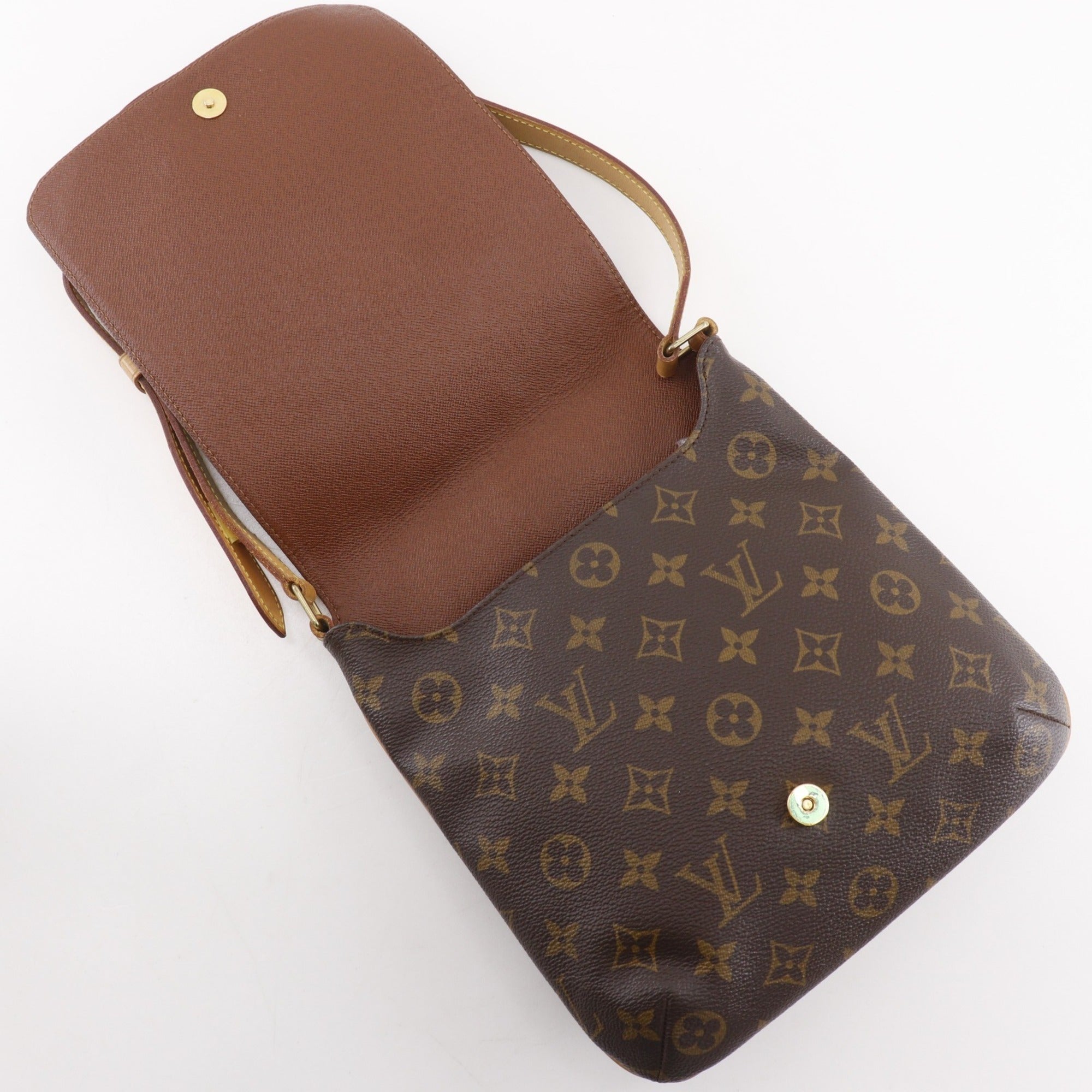 Louis Vuitton Brown Monogram Shoulder Bag (Pre-Owned)