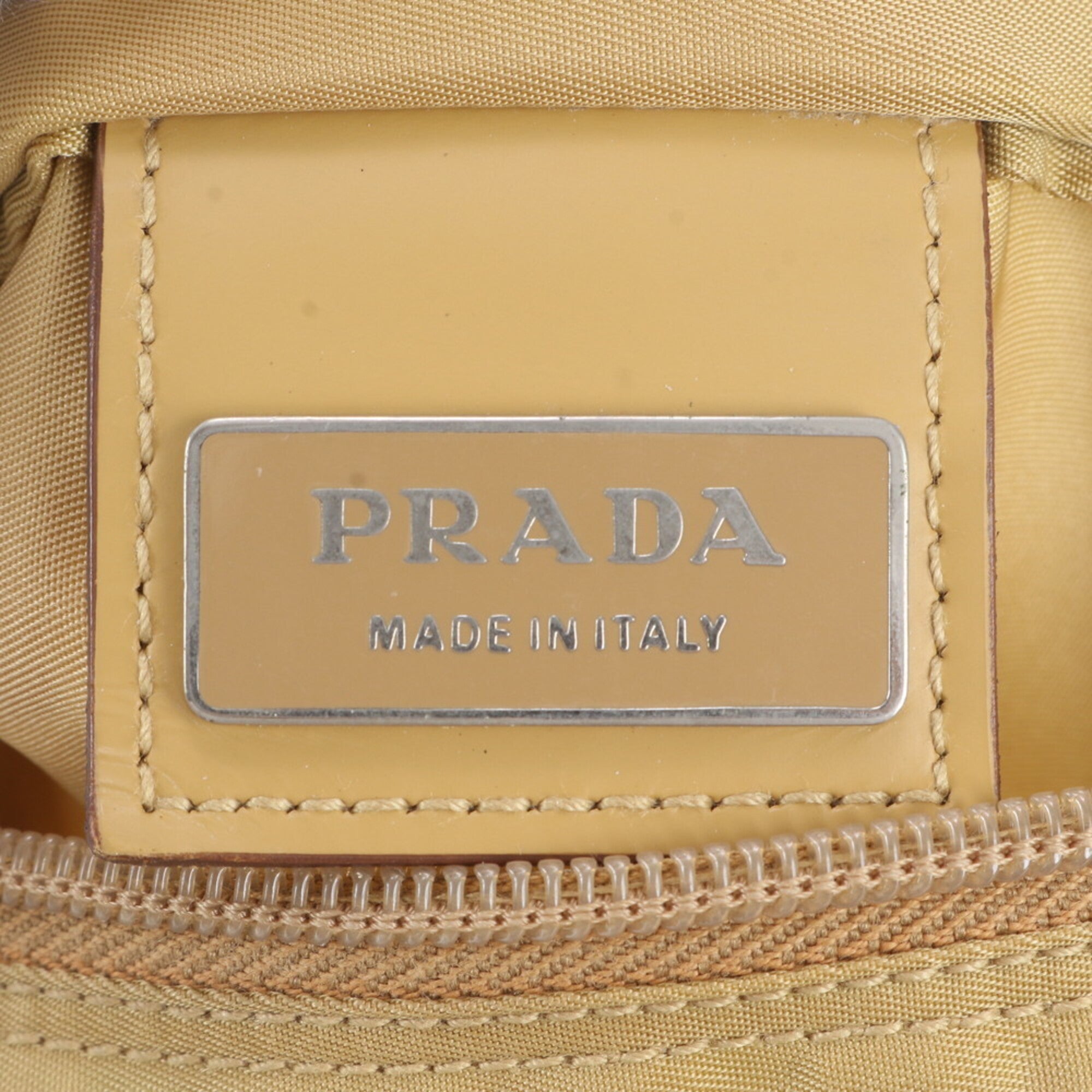 Prada Yellow Messenger Bag Shoulder Bag (Pre-Owned)