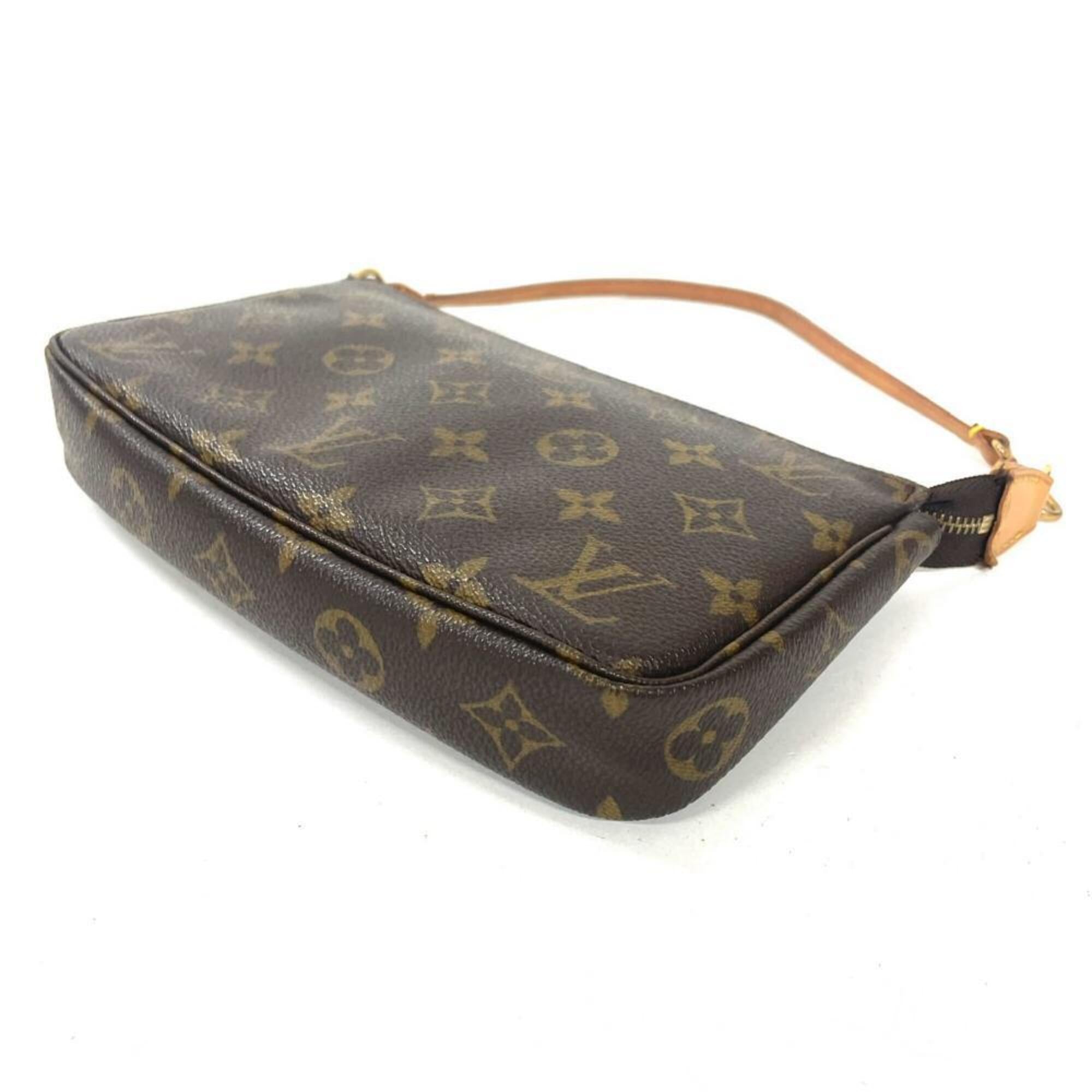 Louis Vuitton Brown Monogram Monogram Handbag Pochette Pouch (Pre-Owned)