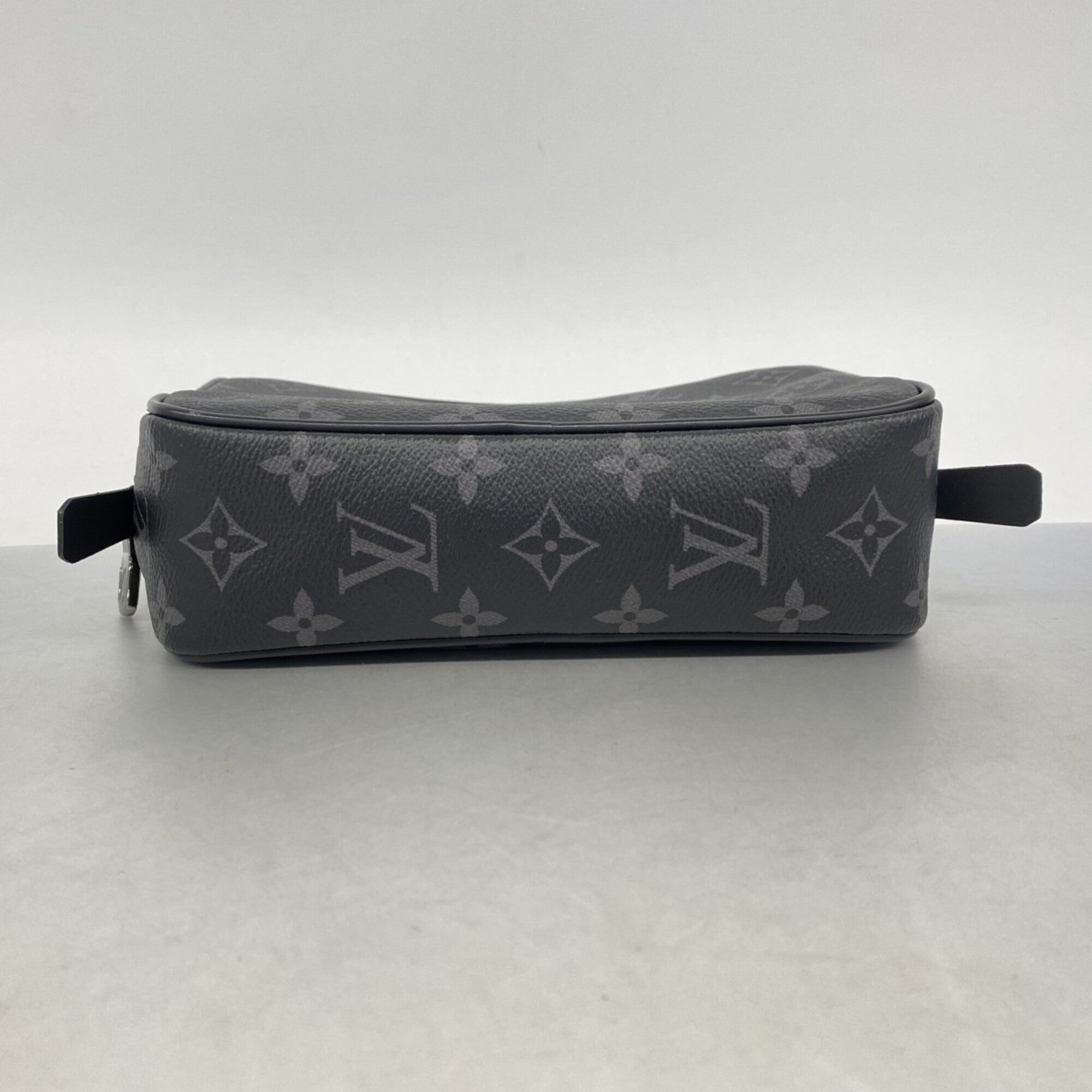 Louis Vuitton Black Gray Pouch (Pre-Owned)