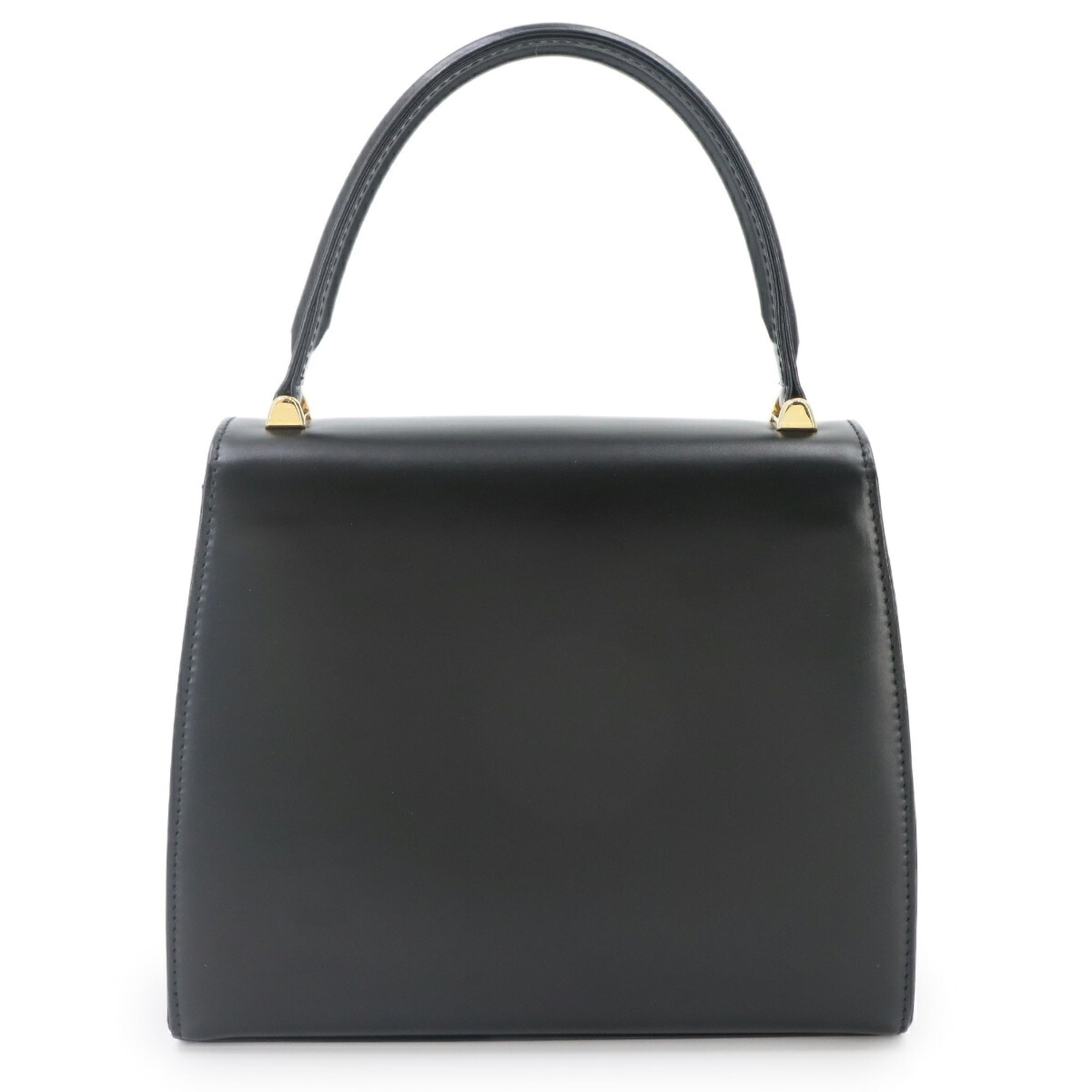Louis Vuitton Black Noir Leather Handbag (Pre-Owned)