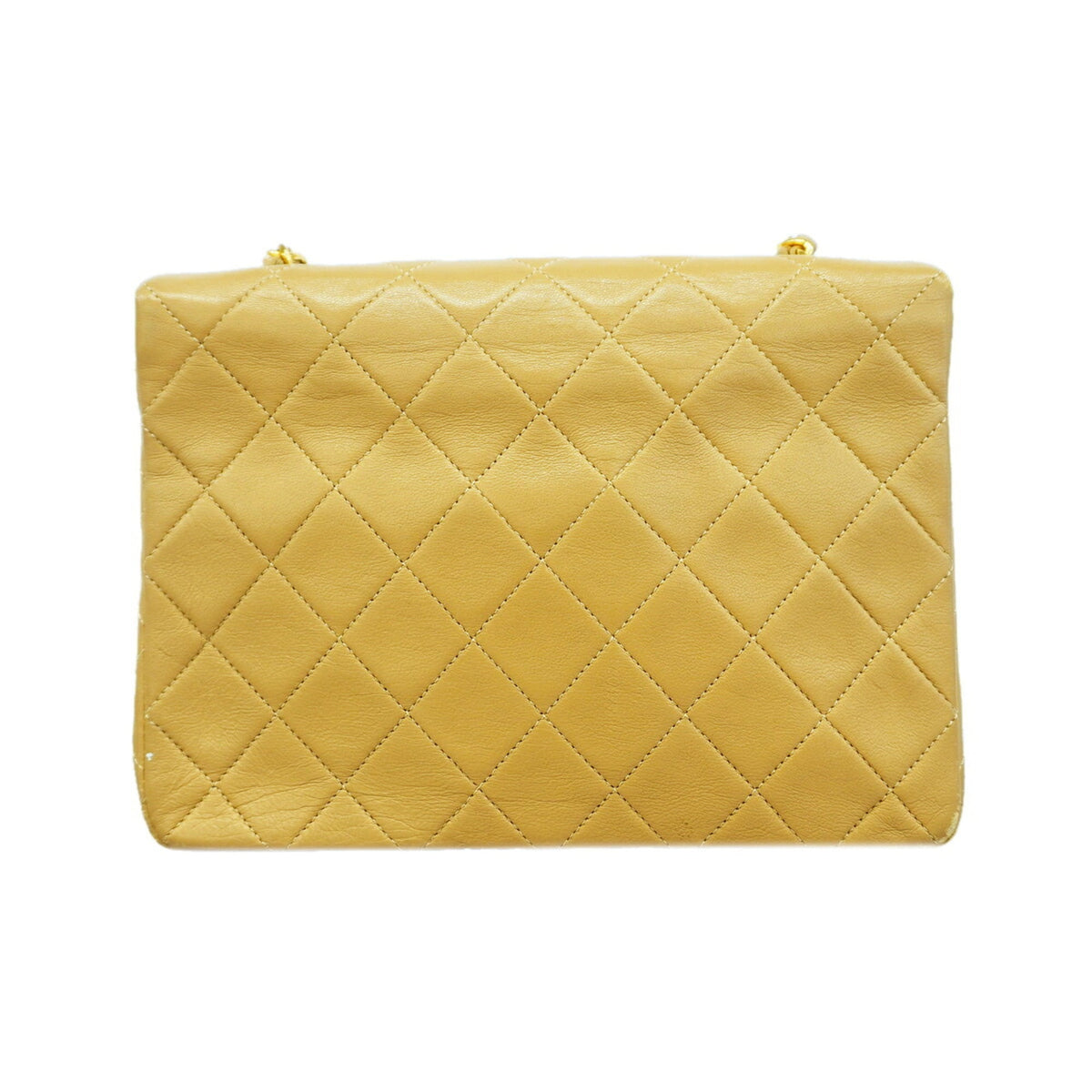 Chanel Beige Leather Shoulder Bag (Pre-Owned)