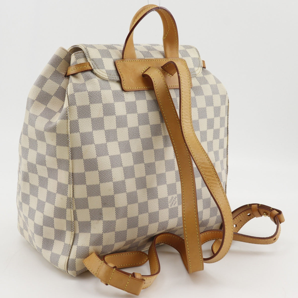 Louis Vuitton White Damier Azur Backpack (Pre-Owned)