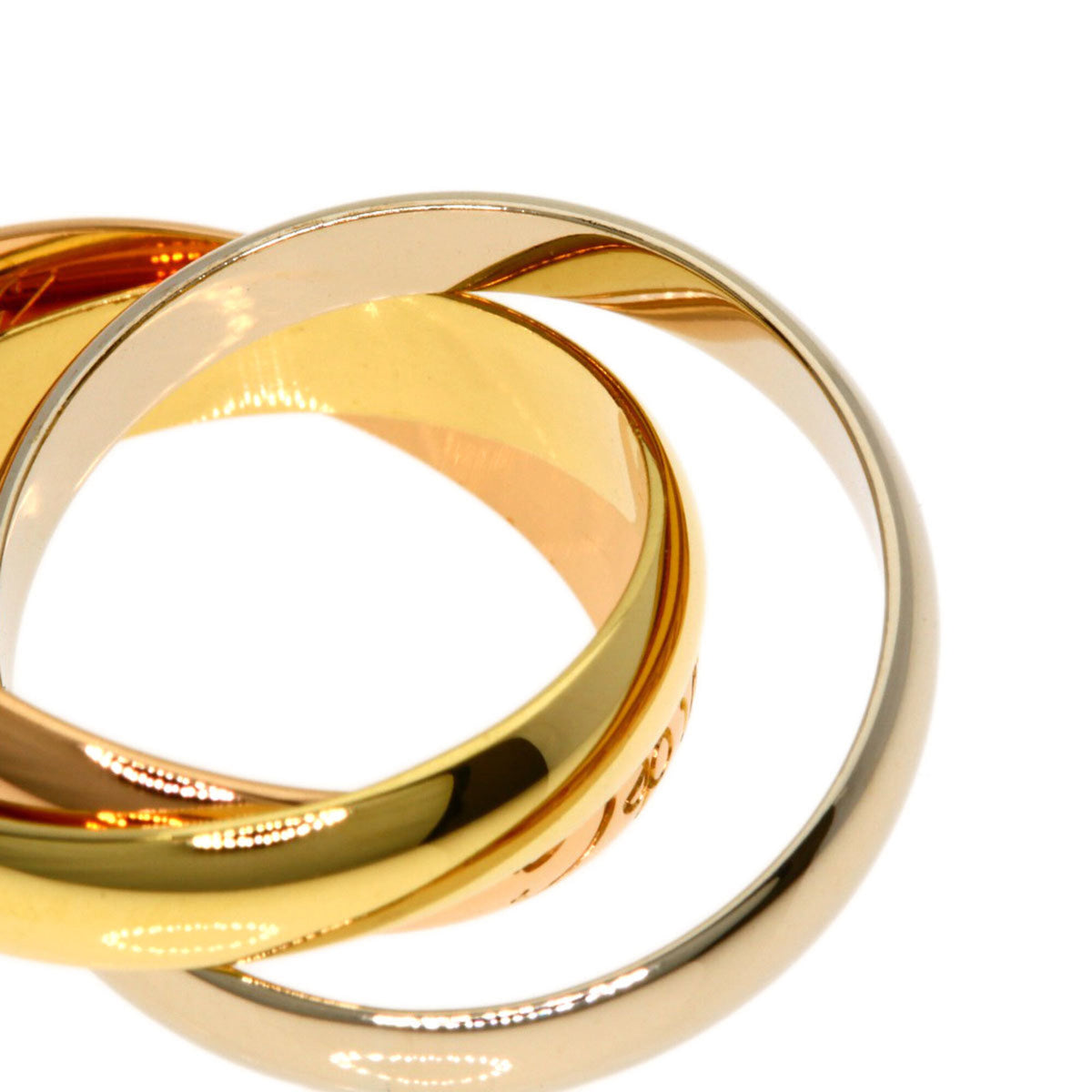 Cartier Trinity Yellow Gold (18K) Pink Gold (18K) White Gold (18K) Band Ring (Pre-Owned)