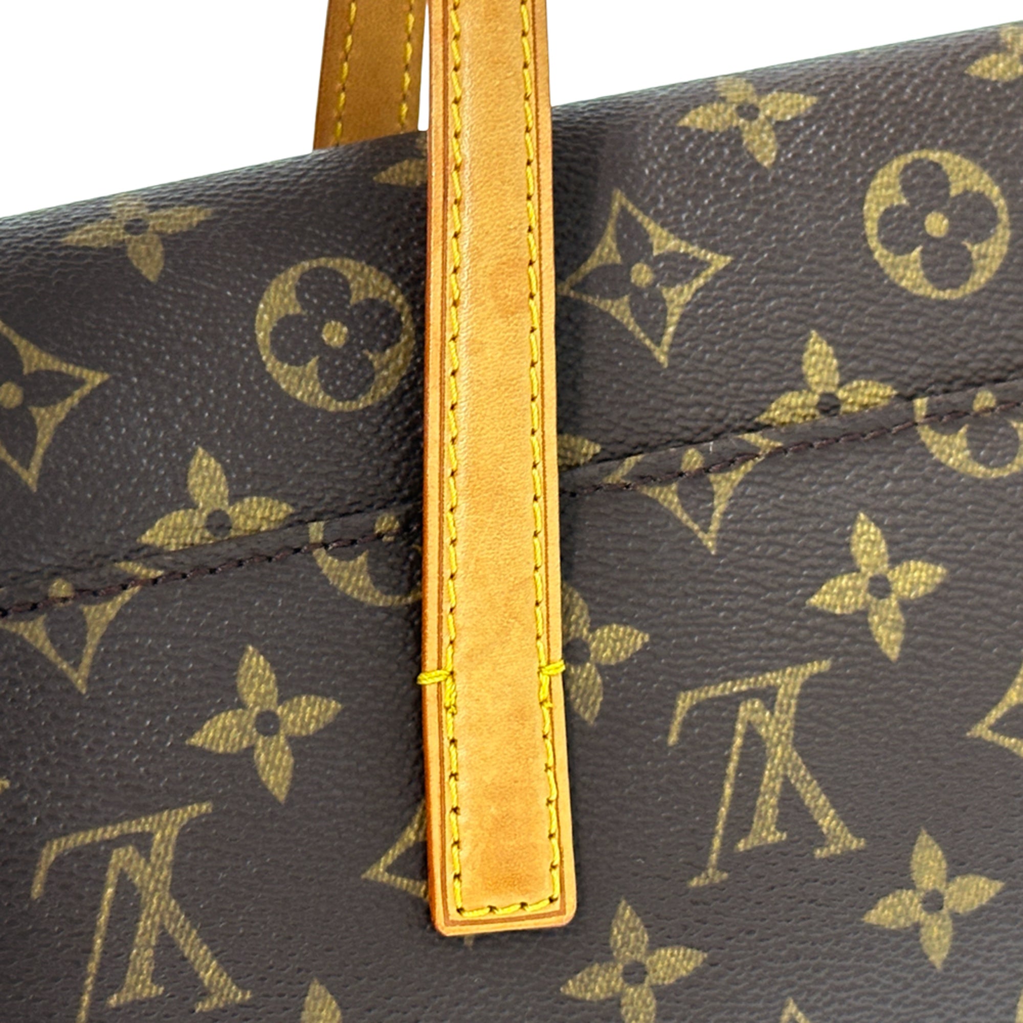 Louis Vuitton Brown Monogram Canvas Handbag (Pre-Owned)