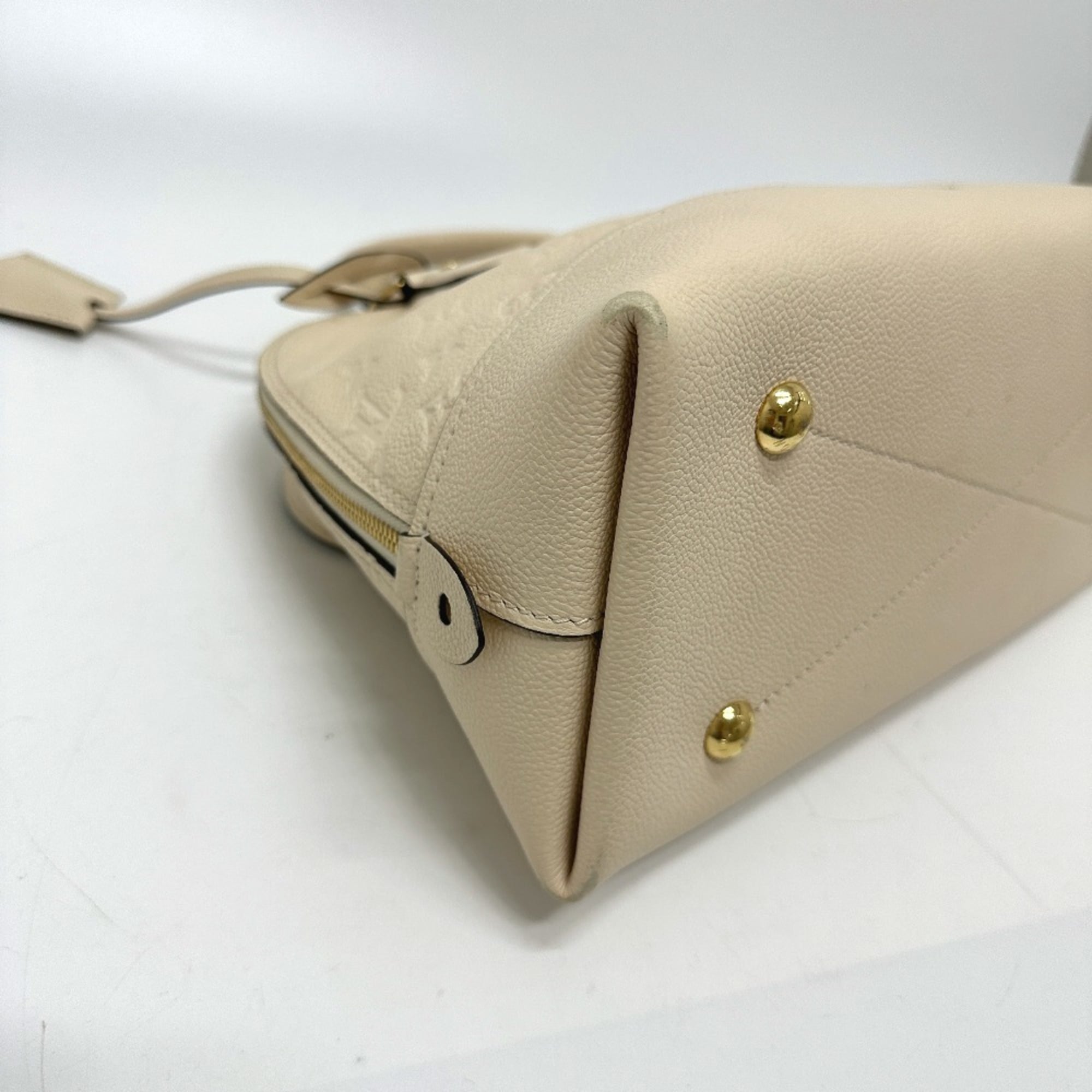 Louis Vuitton Beige Monogram Empreinte Handbag (Pre-Owned)